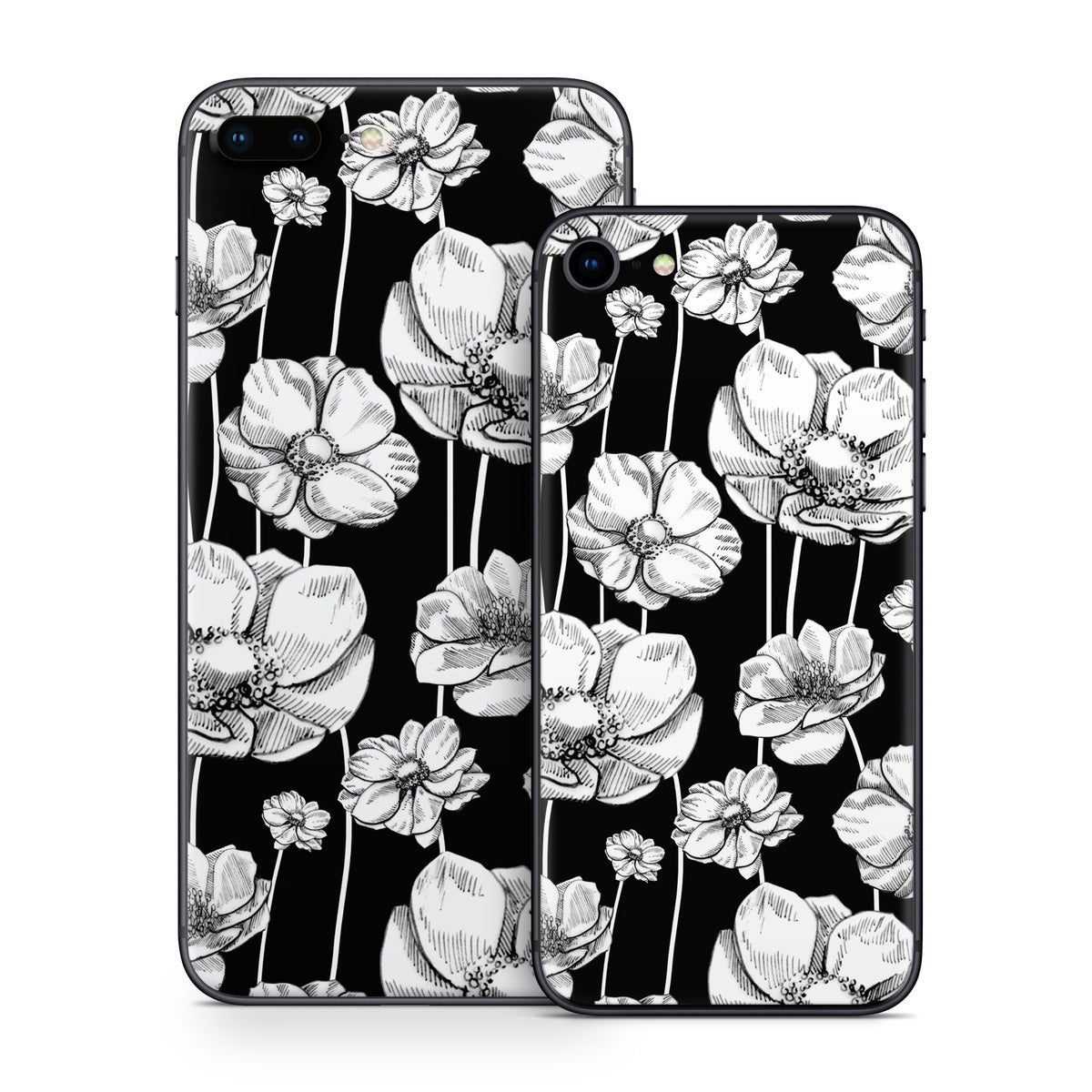 Striped Blooms - Apple iPhone 8 Skin