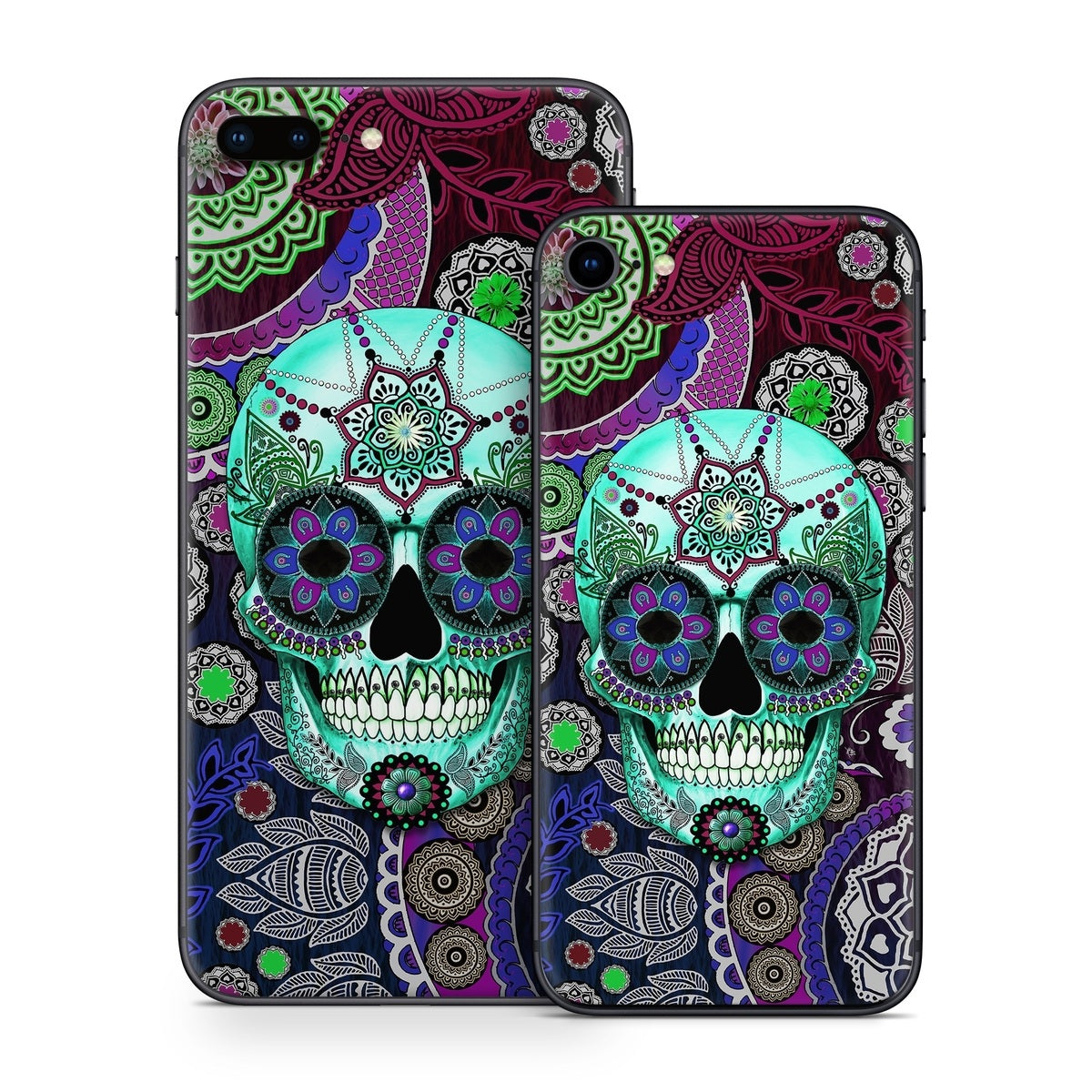 Sugar Skull Sombrero - Apple iPhone 8 Skin