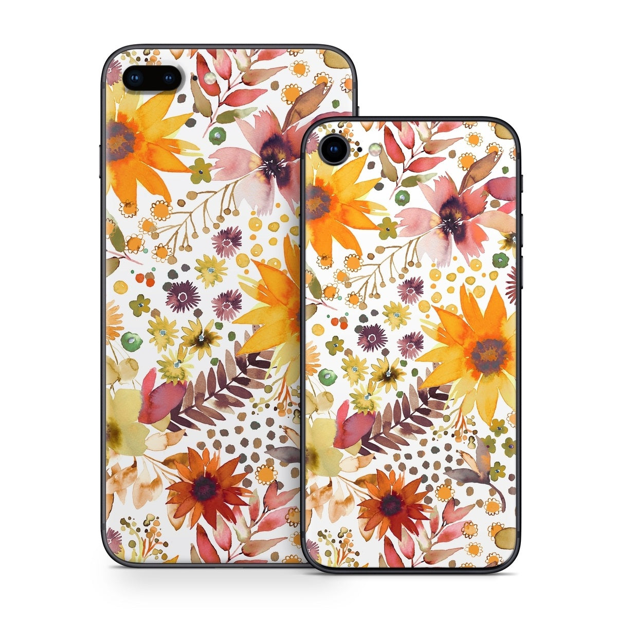 Summer Watercolor Sunflowers - Apple iPhone 8 Skin