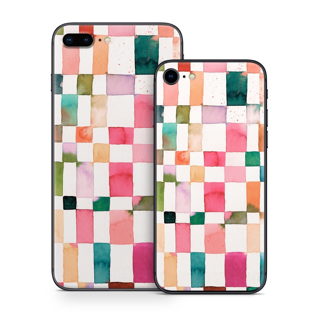 Watercolor Squares - Apple iPhone 8 Skin