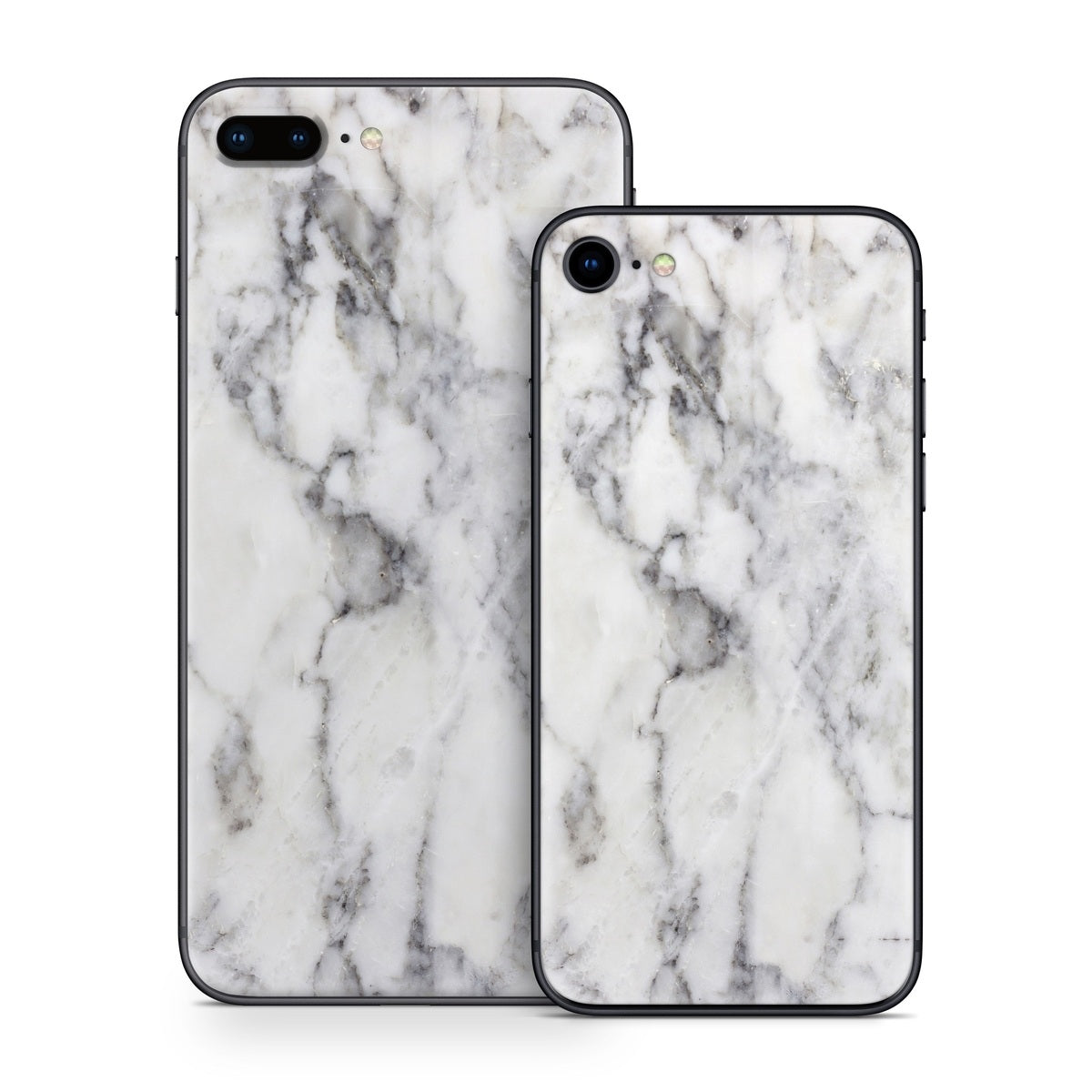 White Marble - Apple iPhone 8 Skin