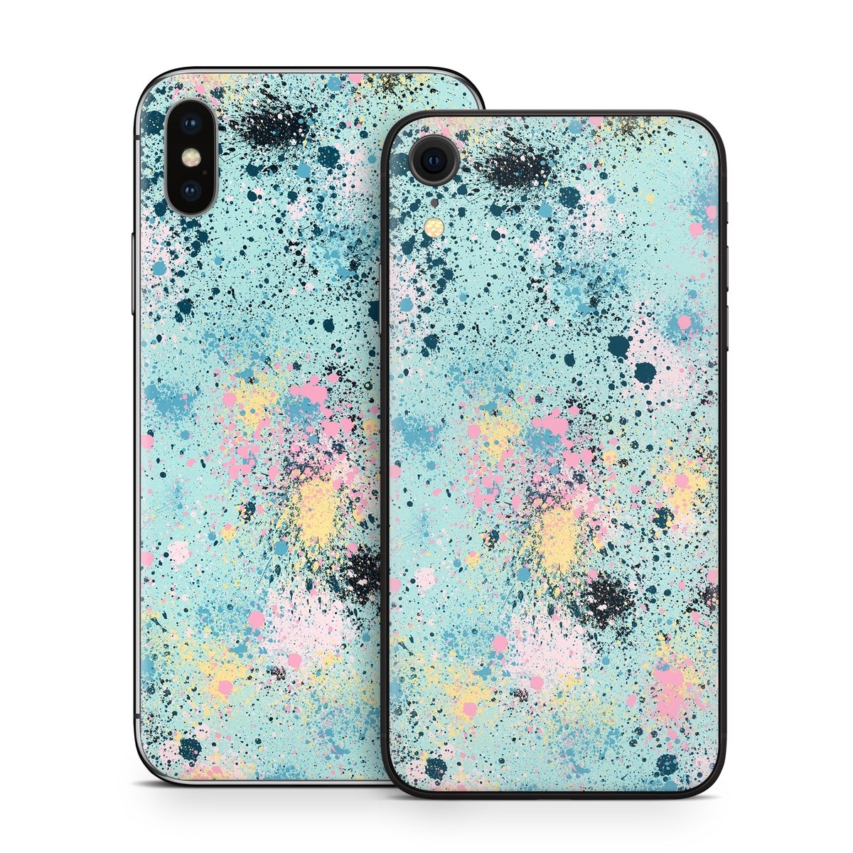 Abstract Ink Splatter - Apple iPhone X Skin