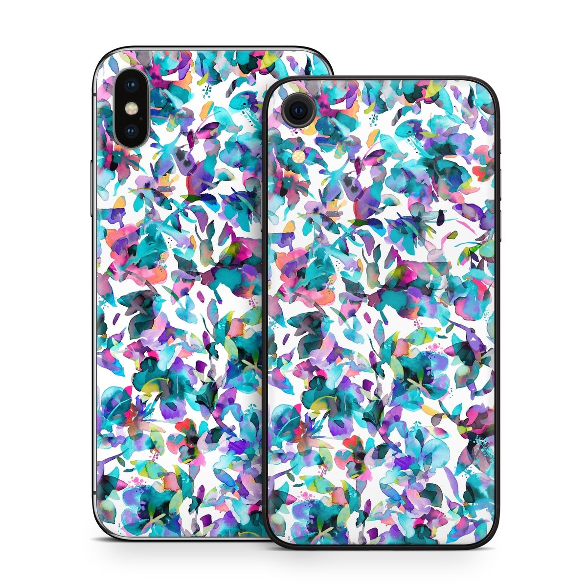 Aquatic Flowers - Apple iPhone X Skin