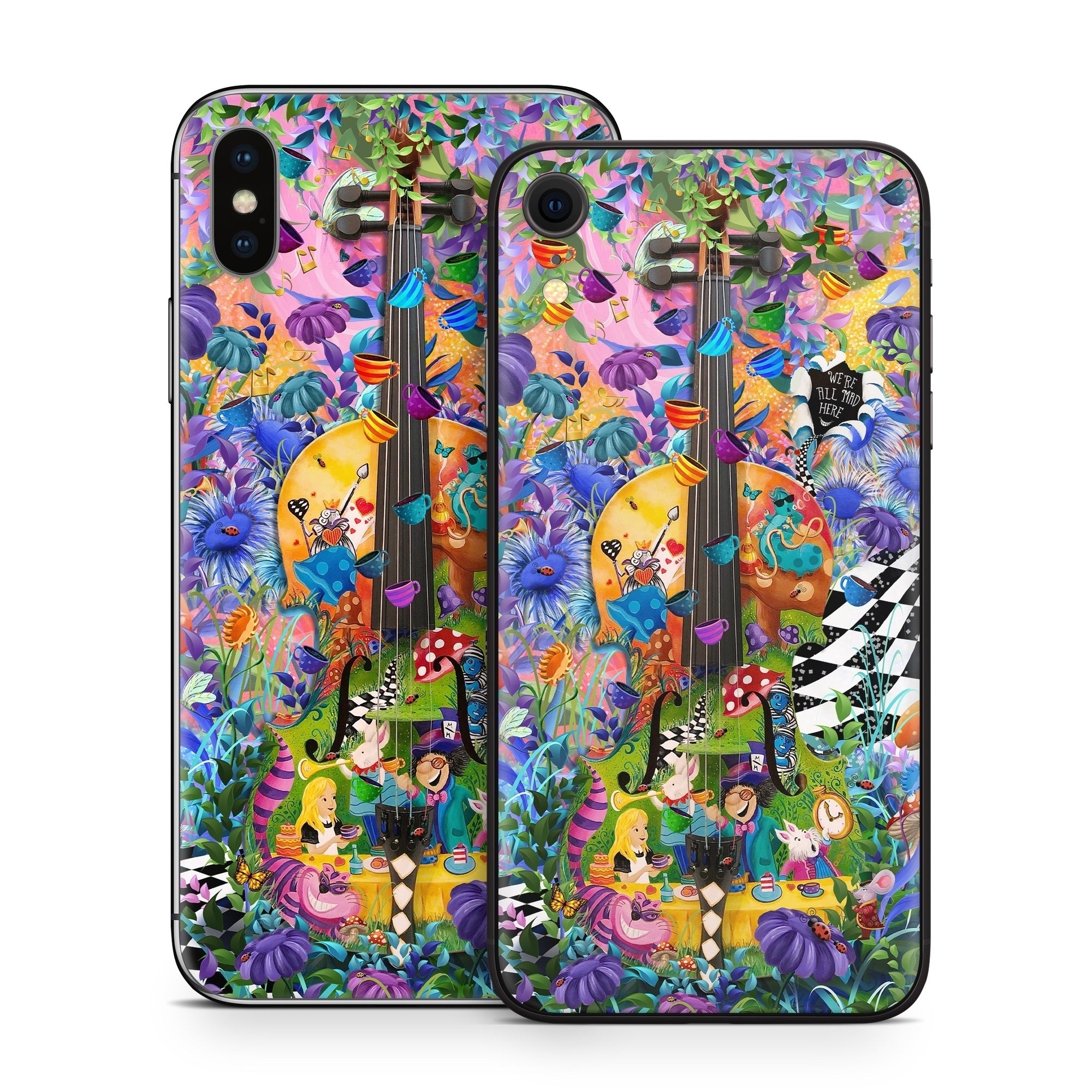 Alice's Wonderland Tea Party - Apple iPhone X Skin