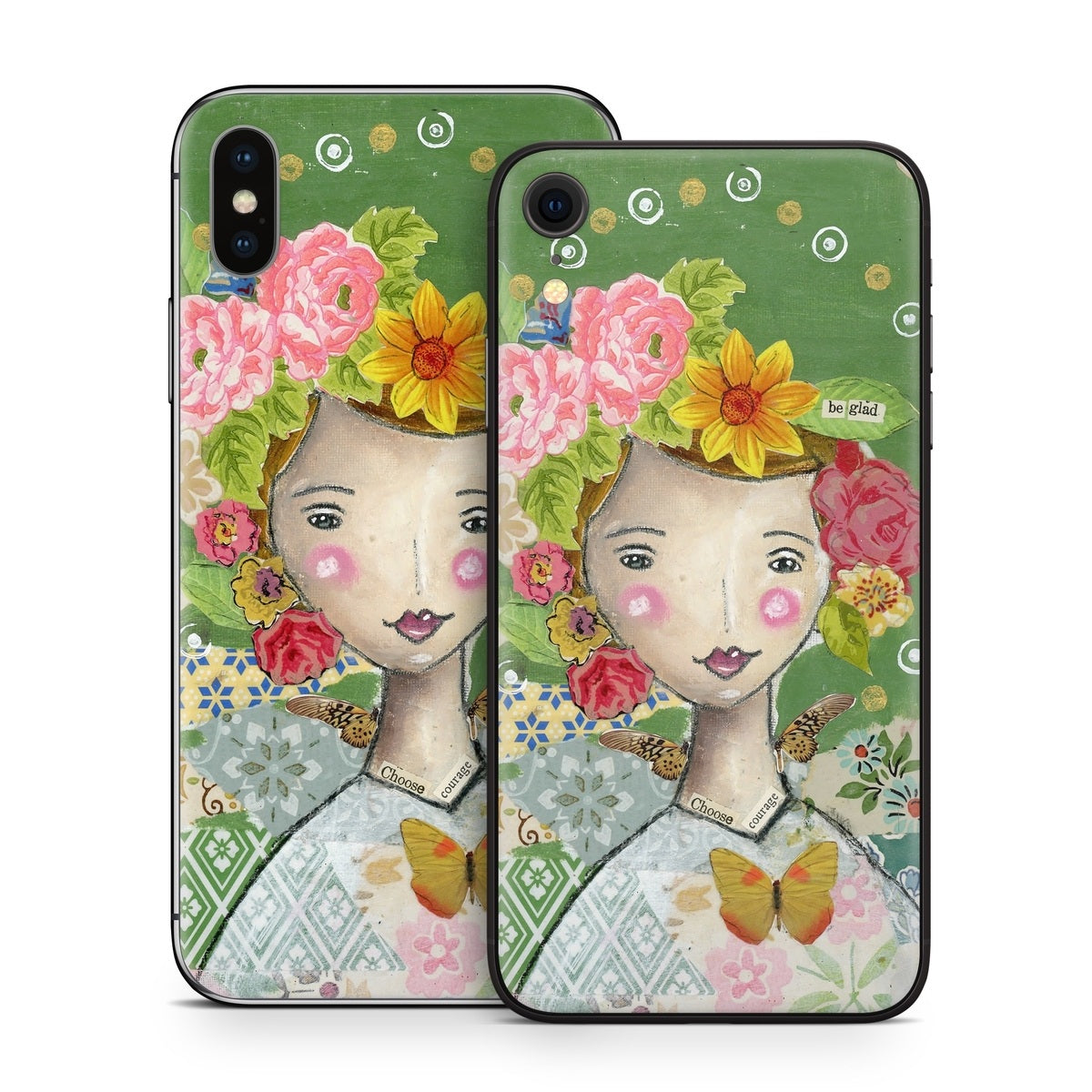 Be Glad - Apple iPhone X Skin