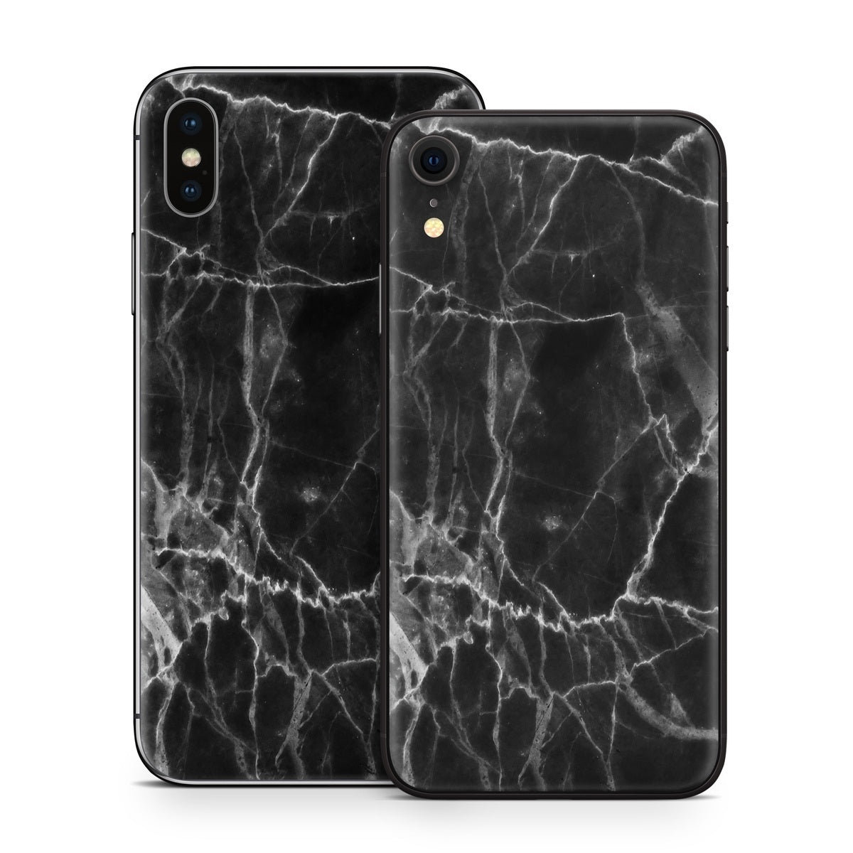 Black Marble - Apple iPhone X Skin