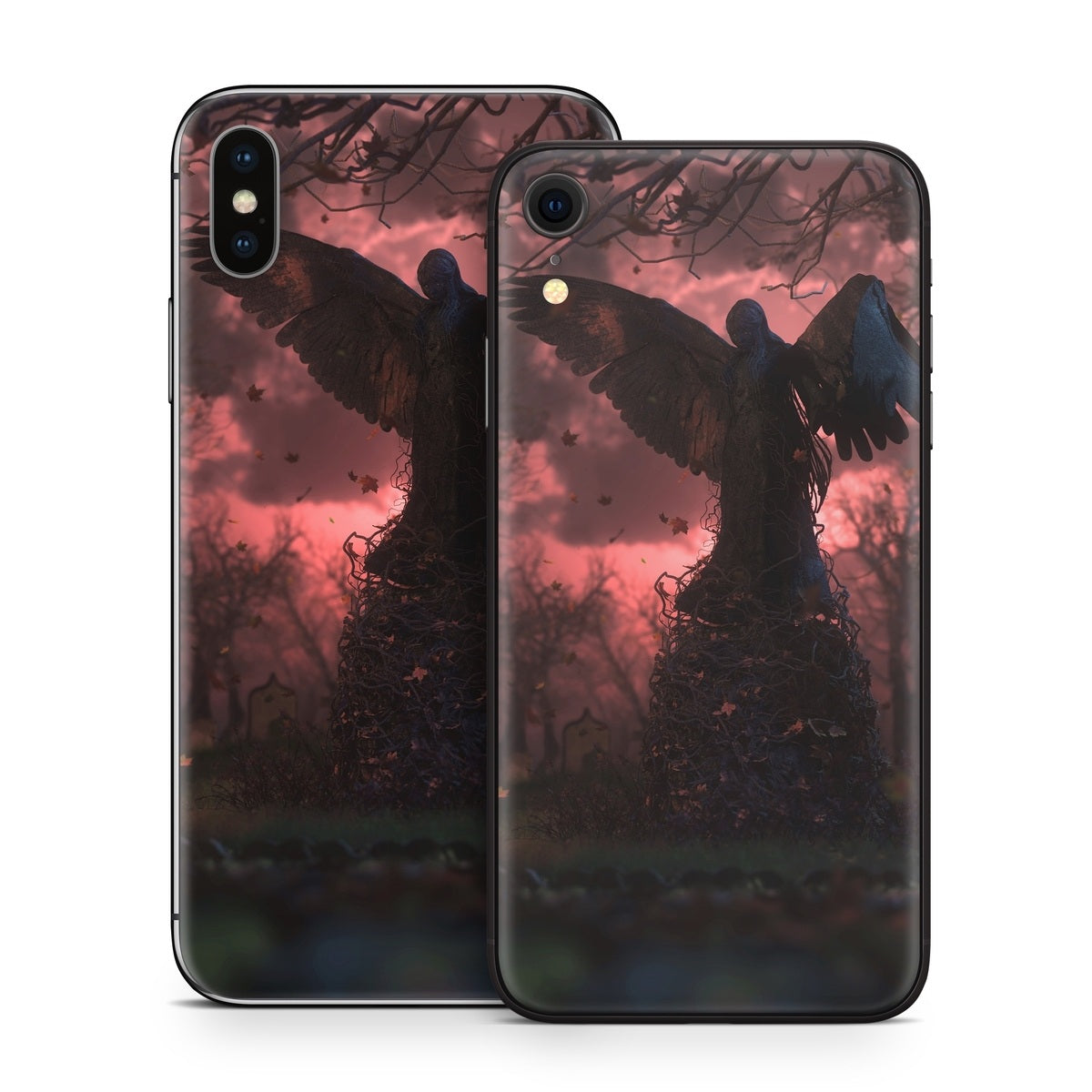 Black Angel - Apple iPhone X Skin