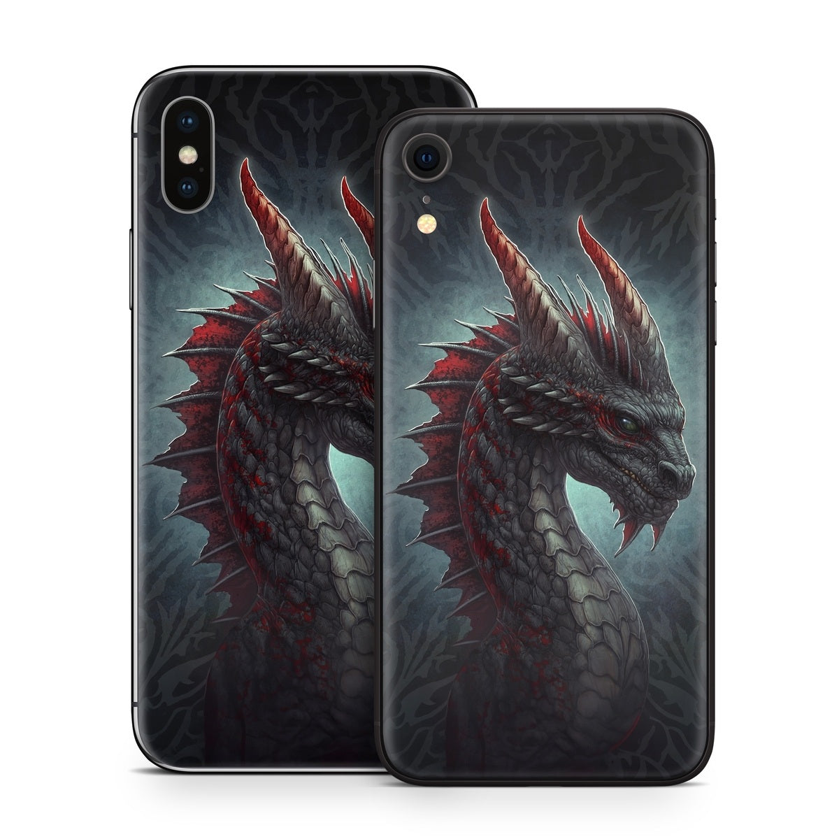 Black Dragon - Apple iPhone X Skin