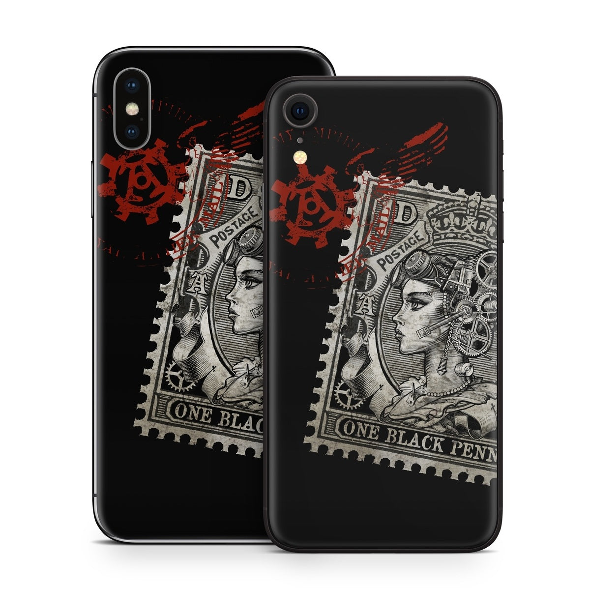 Black Penny - Apple iPhone X Skin