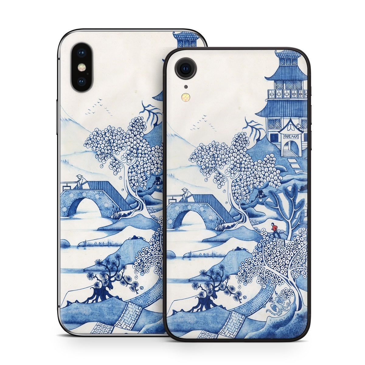 Blue Willow - Apple iPhone X Skin