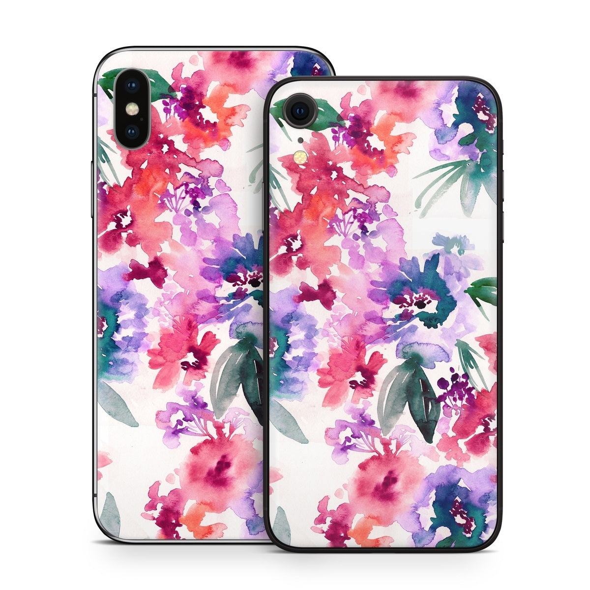 Blurred Flowers - Apple iPhone X Skin