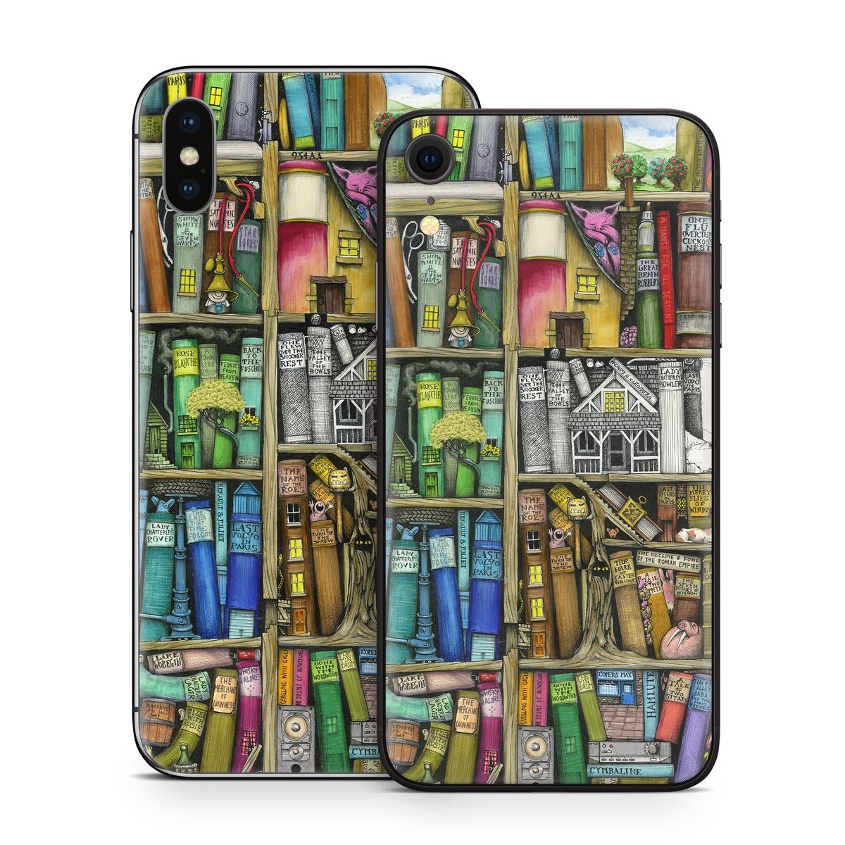 Bookshelf - Apple iPhone X Skin