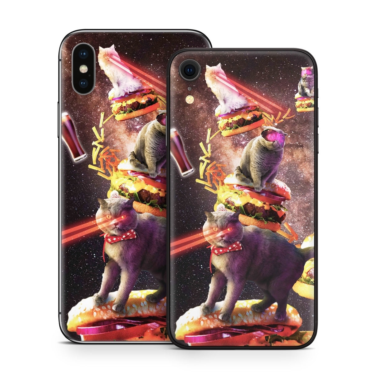 Burger Cats - Apple iPhone X Skin