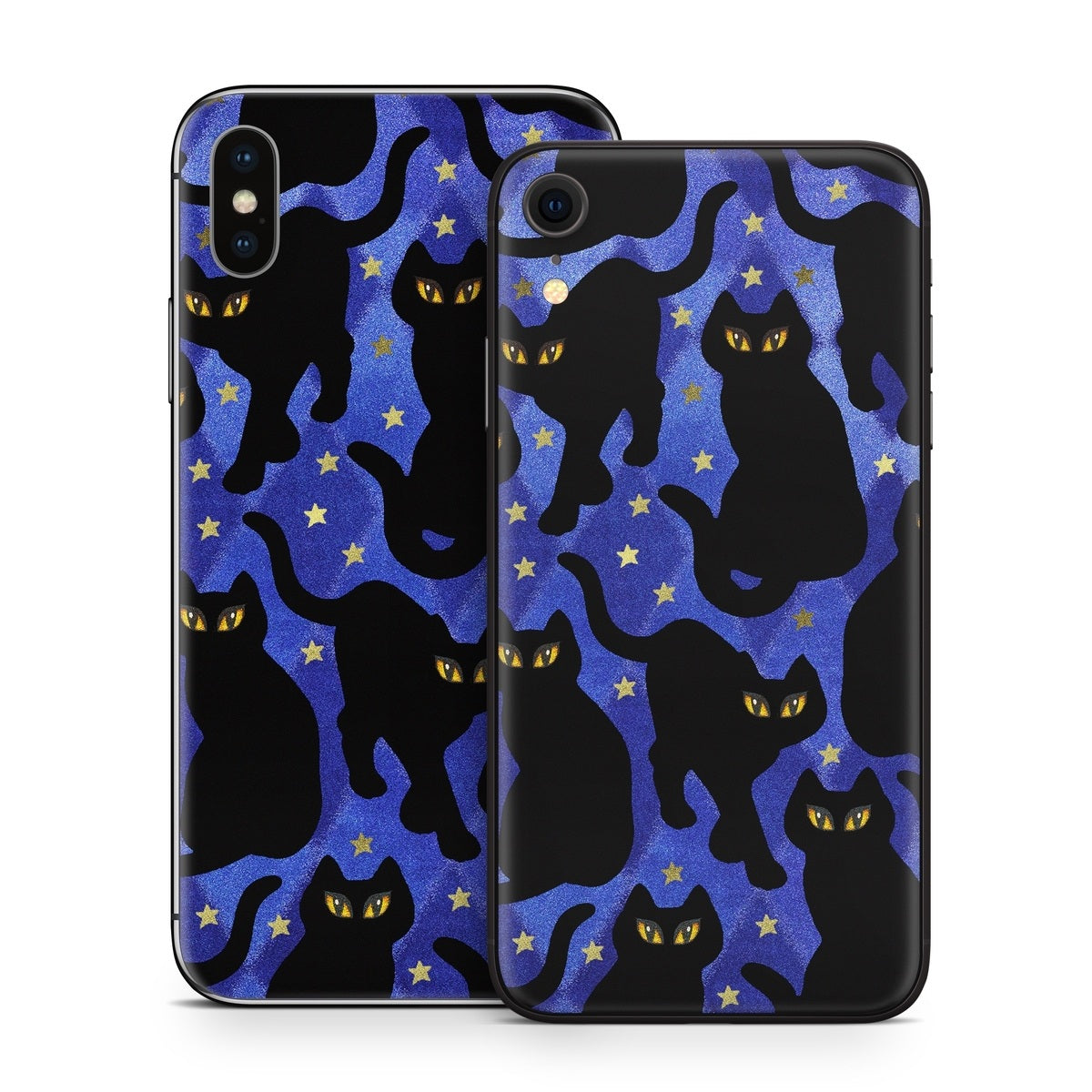 Cat Silhouettes - Apple iPhone X Skin