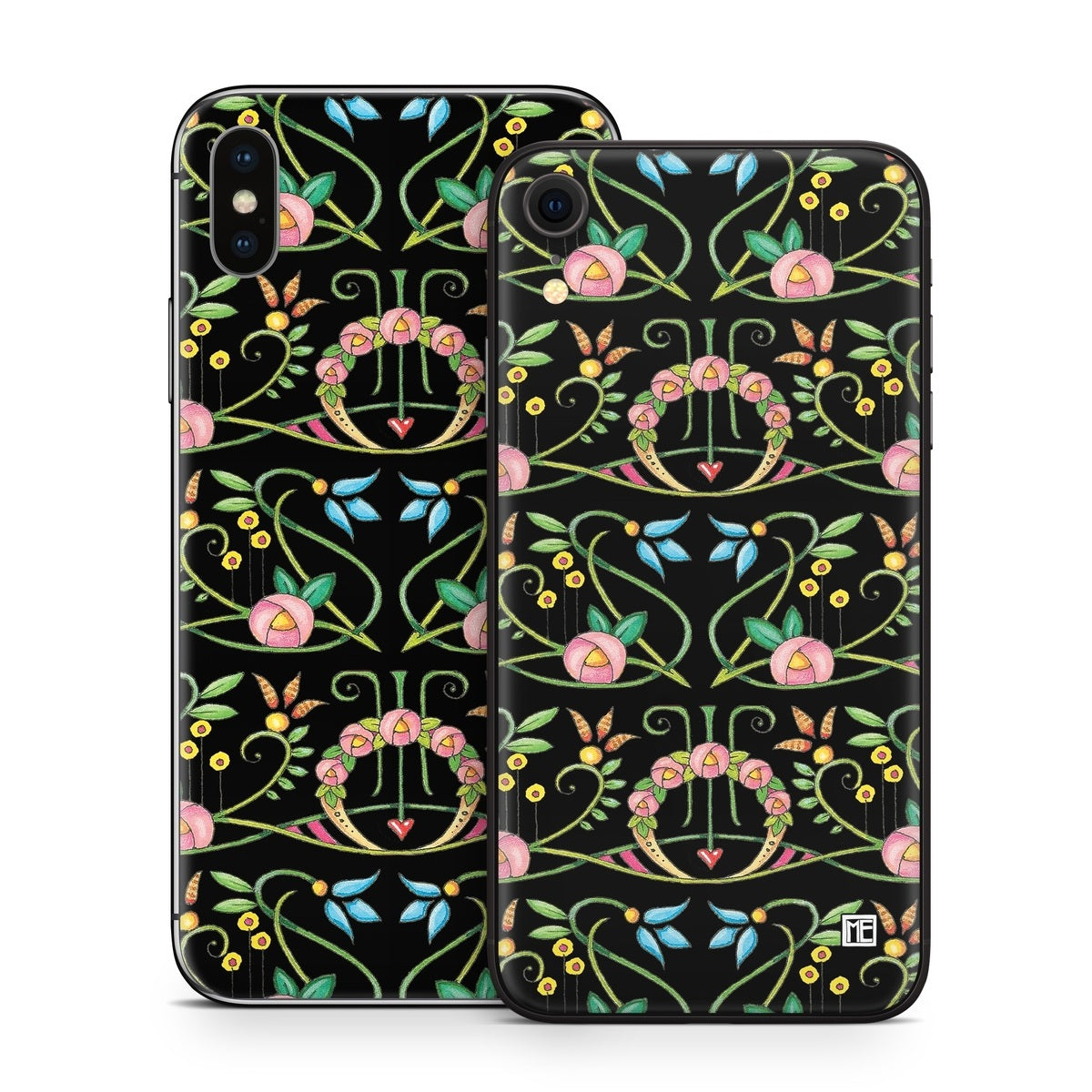 Change Nothing Flowers - Apple iPhone X Skin