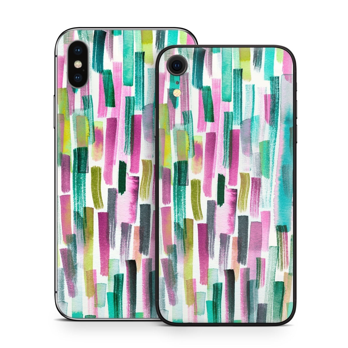 Colorful Brushstrokes - Apple iPhone X Skin