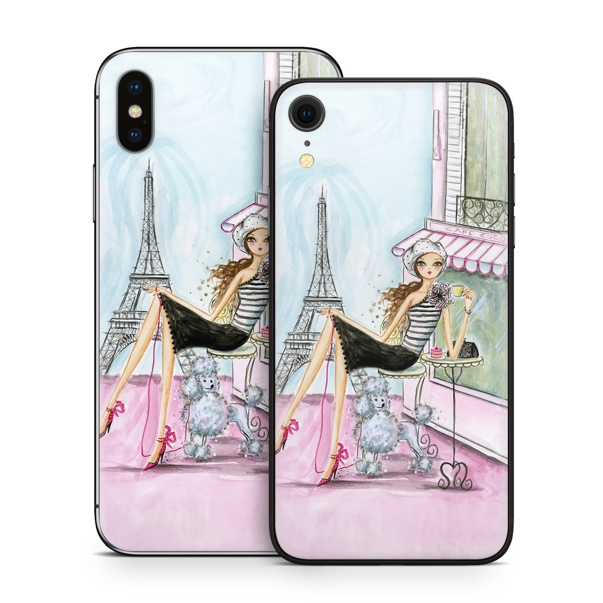 Cafe Paris - Apple iPhone X Skin