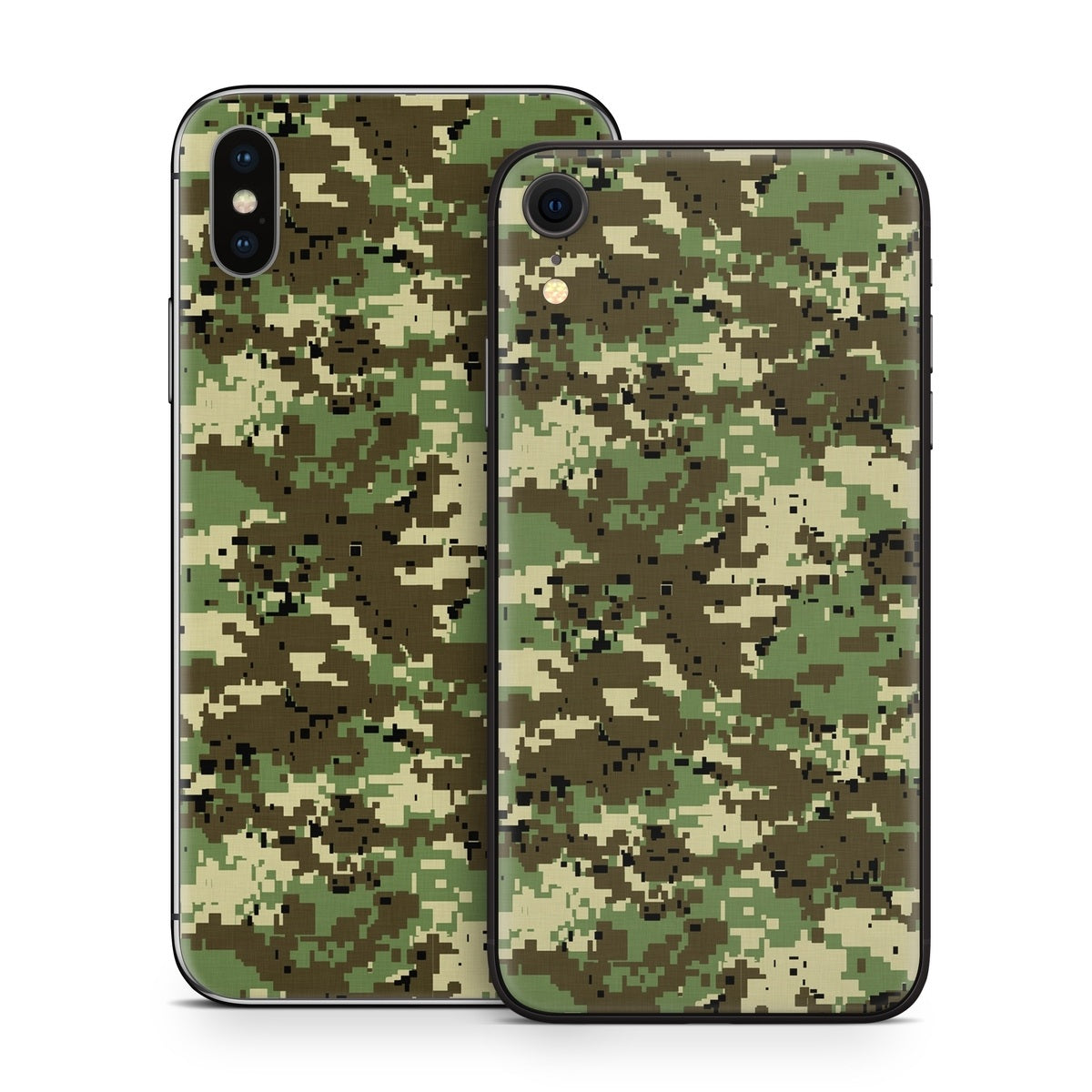 Digital Woodland Camo - Apple iPhone X Skin