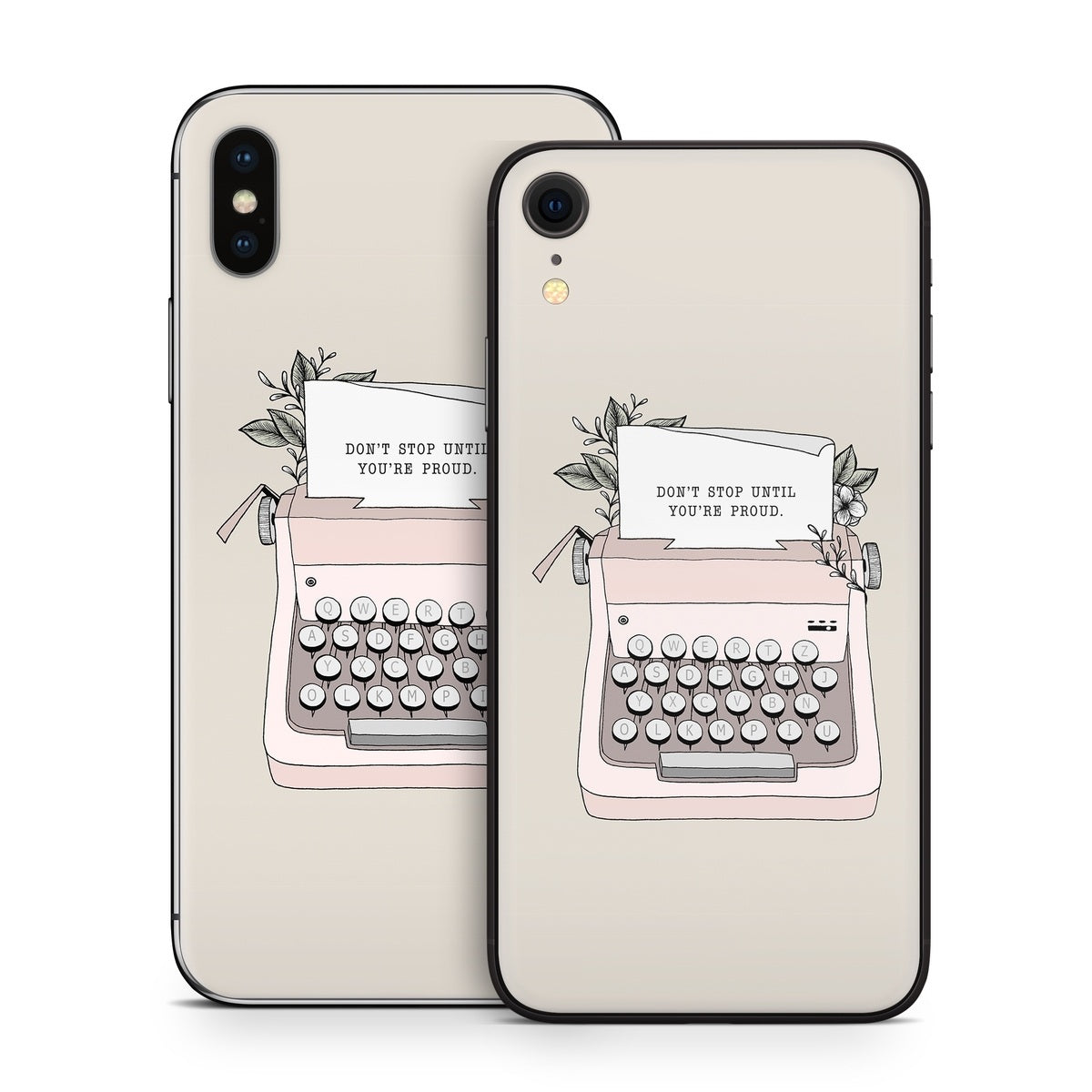 Dont Stop - Apple iPhone X Skin