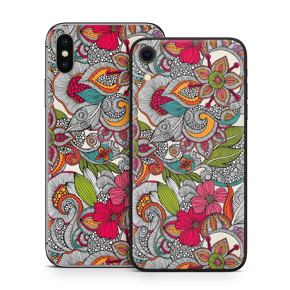 Doodles Color - Apple iPhone X Skin