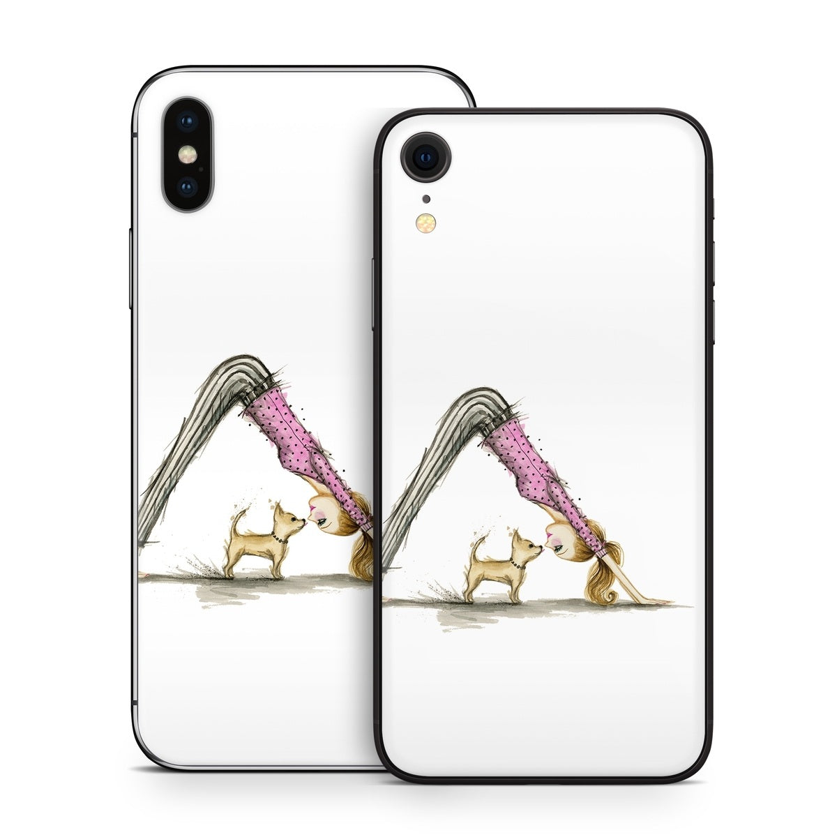 Downward Dog - Apple iPhone X Skin