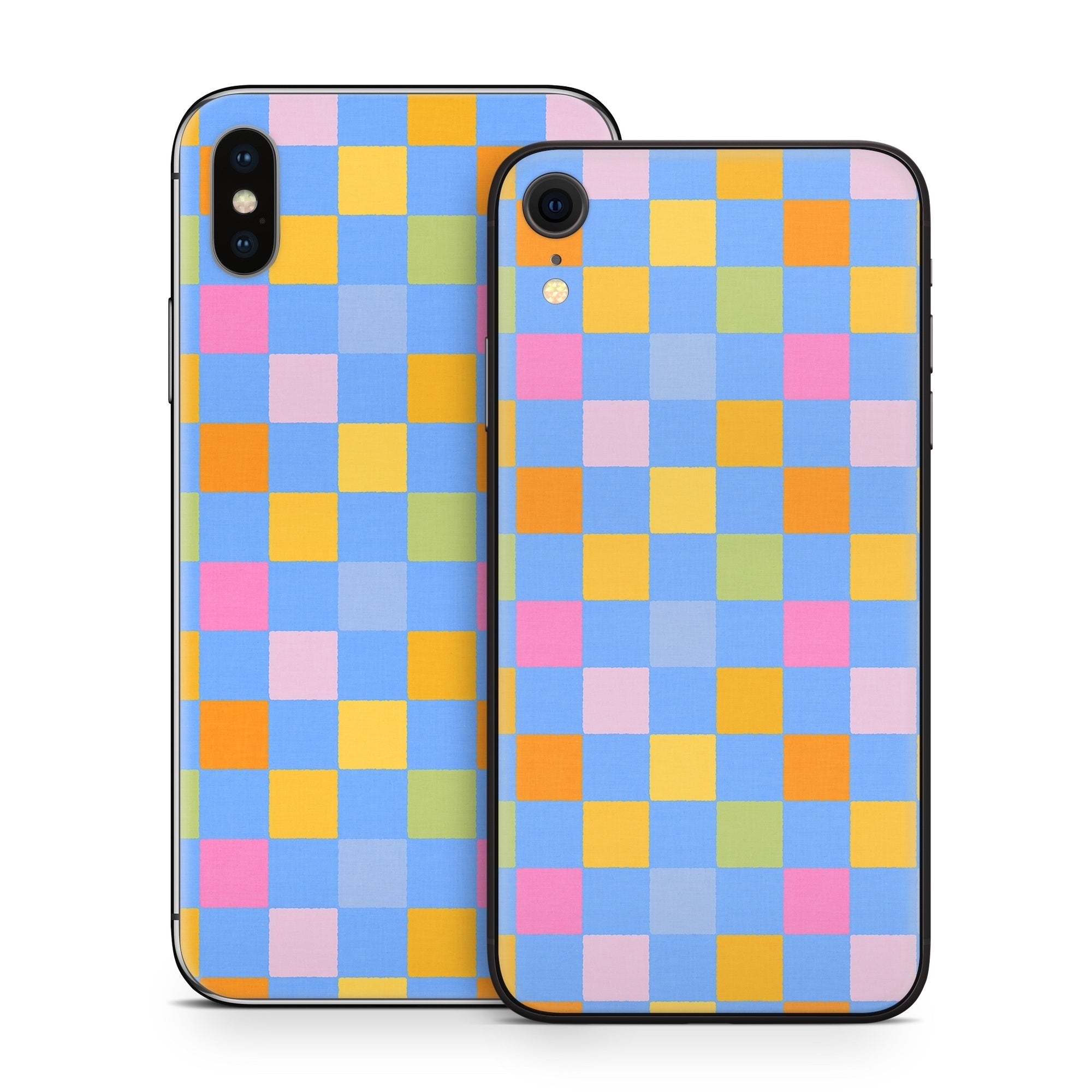 Eclectic Checker - Apple iPhone X Skin