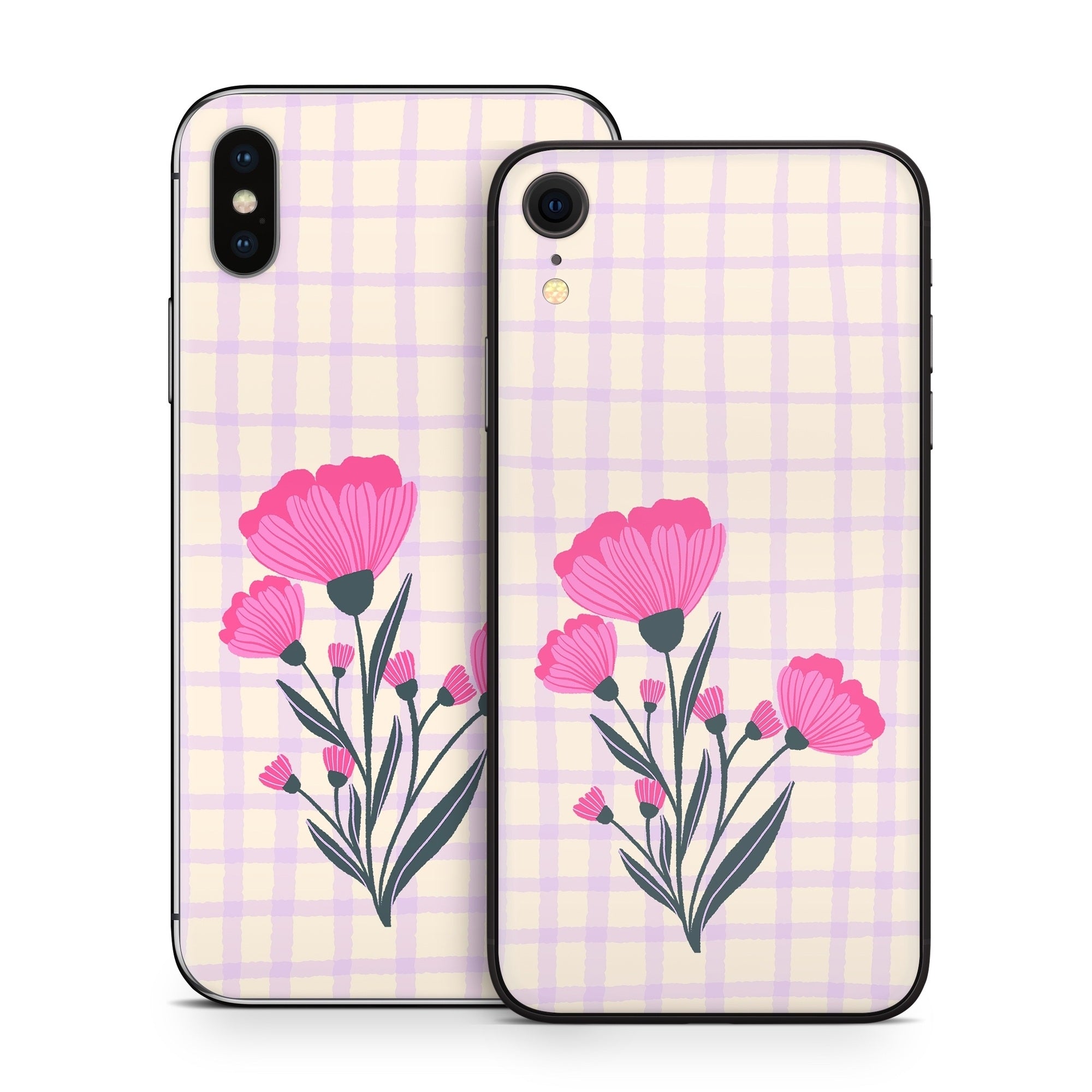 Floral Bouquet Grid - Apple iPhone X Skin