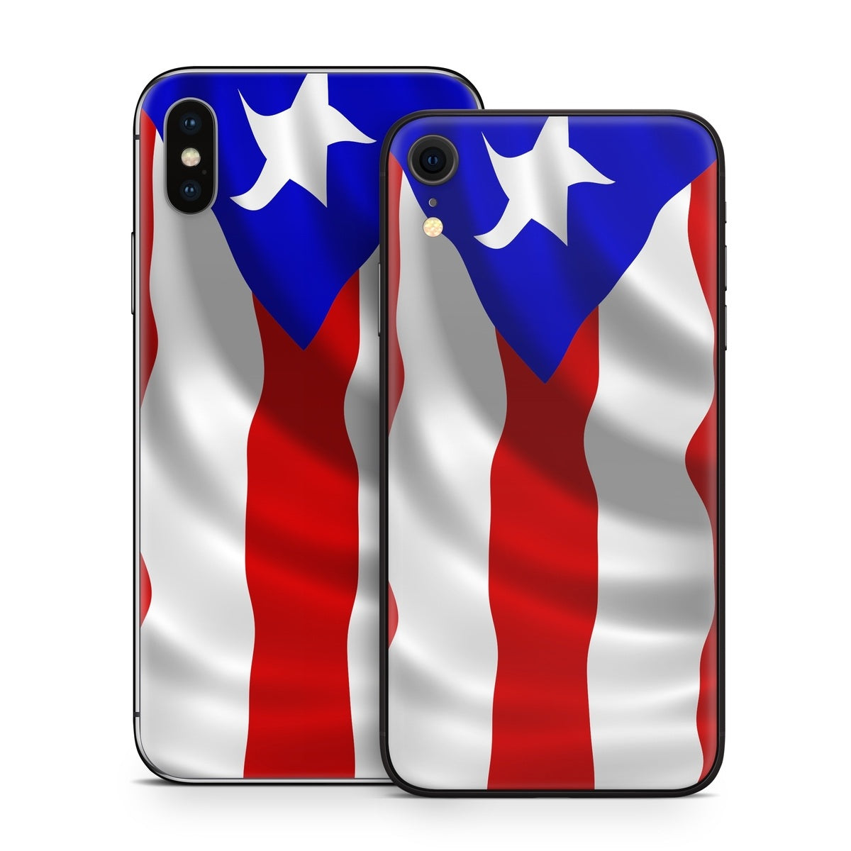 Puerto Rican Flag - Apple iPhone X Skin