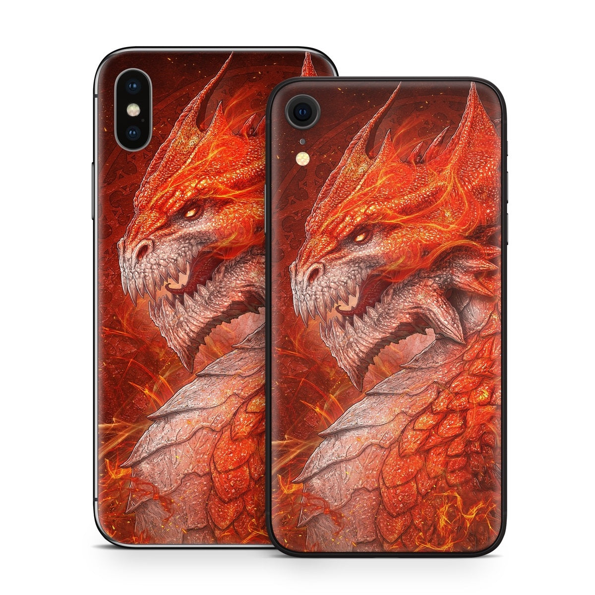 Flame Dragon - Apple iPhone X Skin