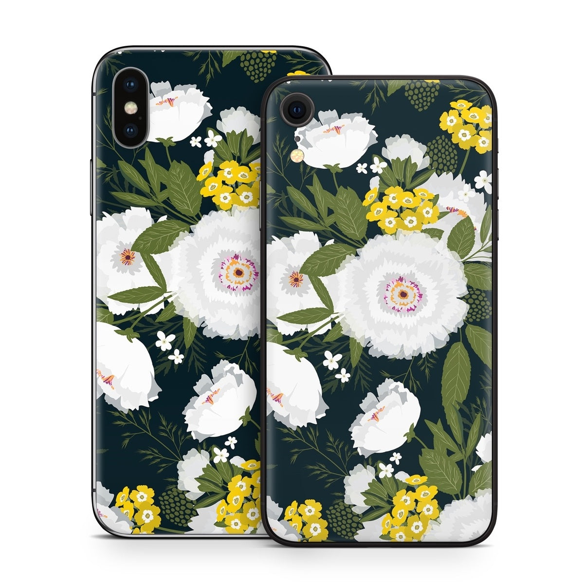 Fleurette Night - Apple iPhone X Skin