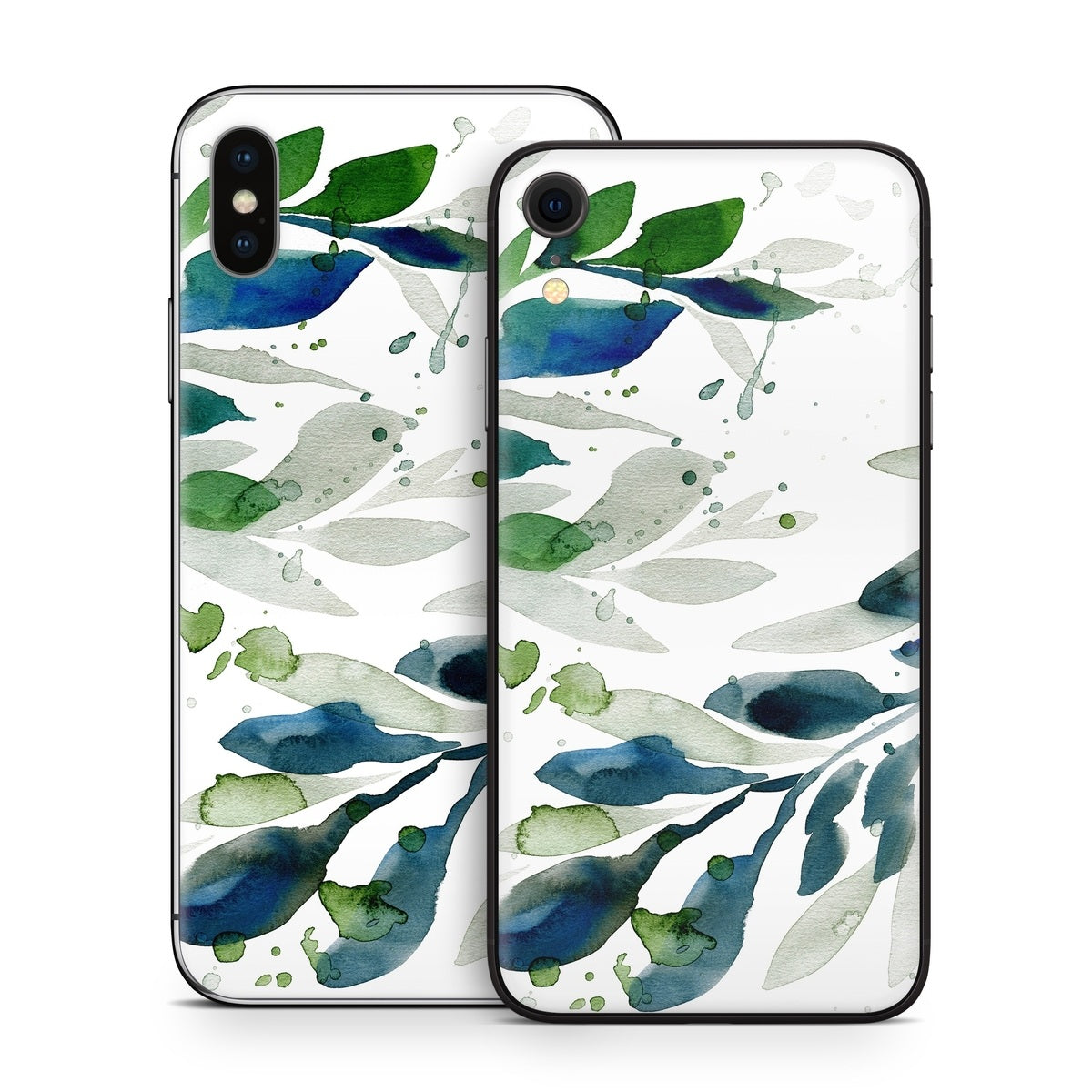 Floating Leaves - Apple iPhone X Skin