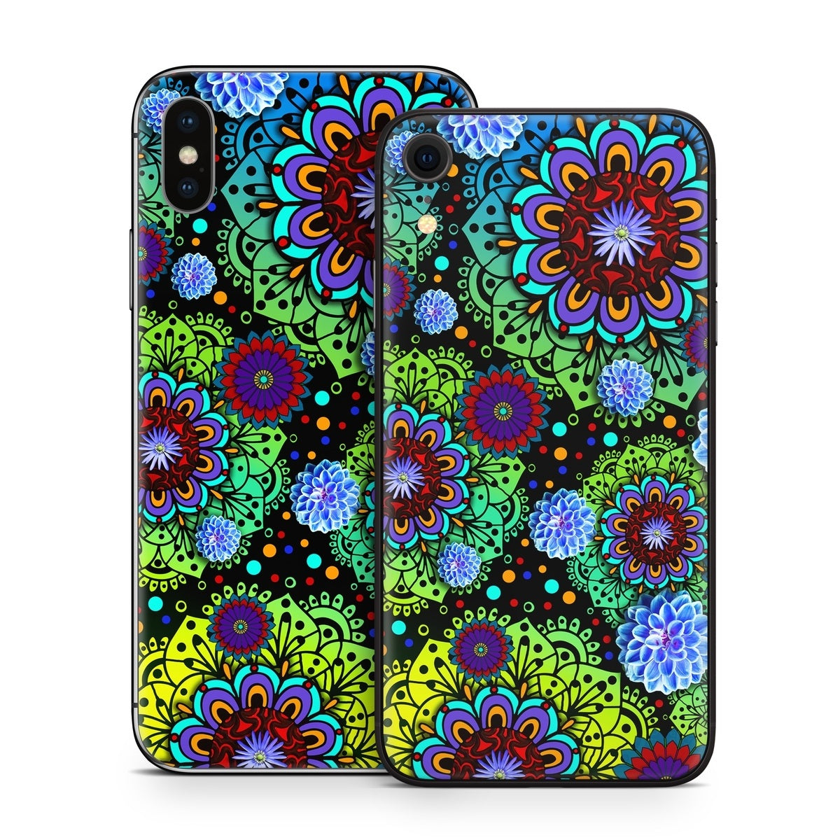 Funky Floratopia - Apple iPhone X Skin