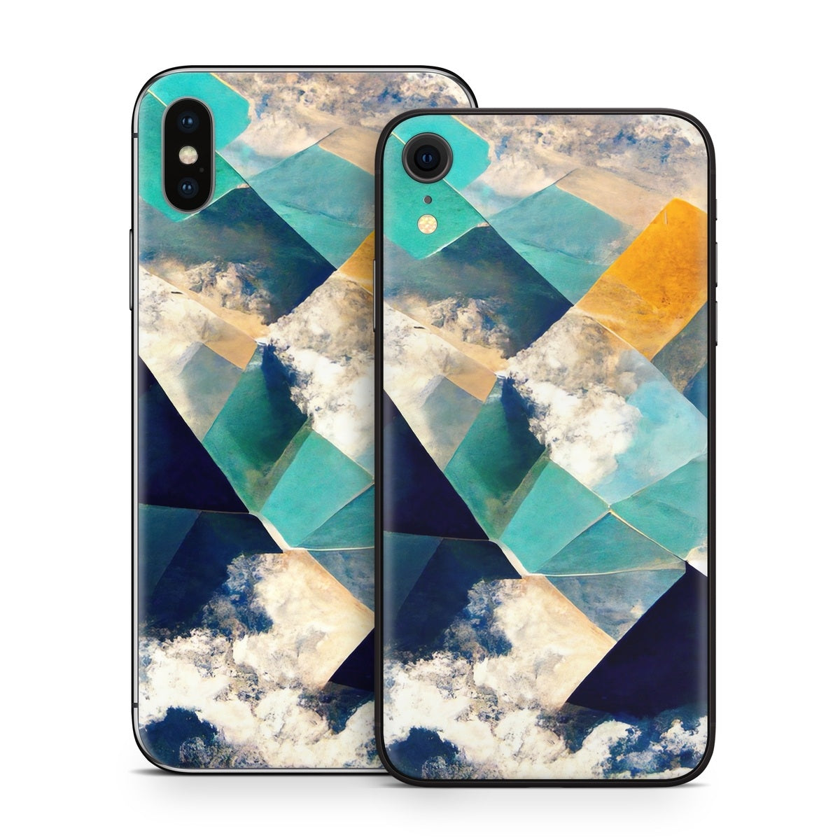 Gold Clouds - Apple iPhone X Skin