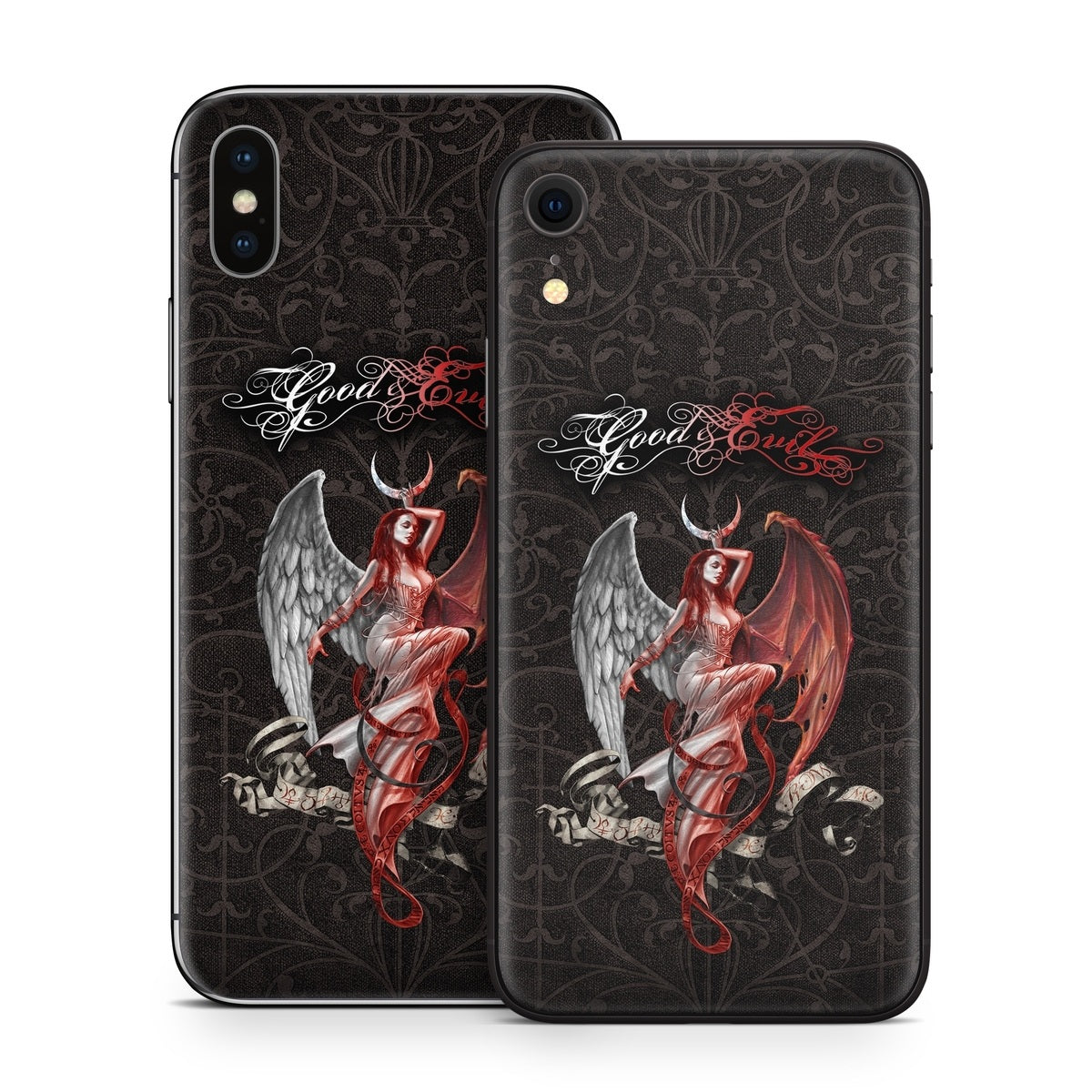 Good and Evil - Apple iPhone X Skin