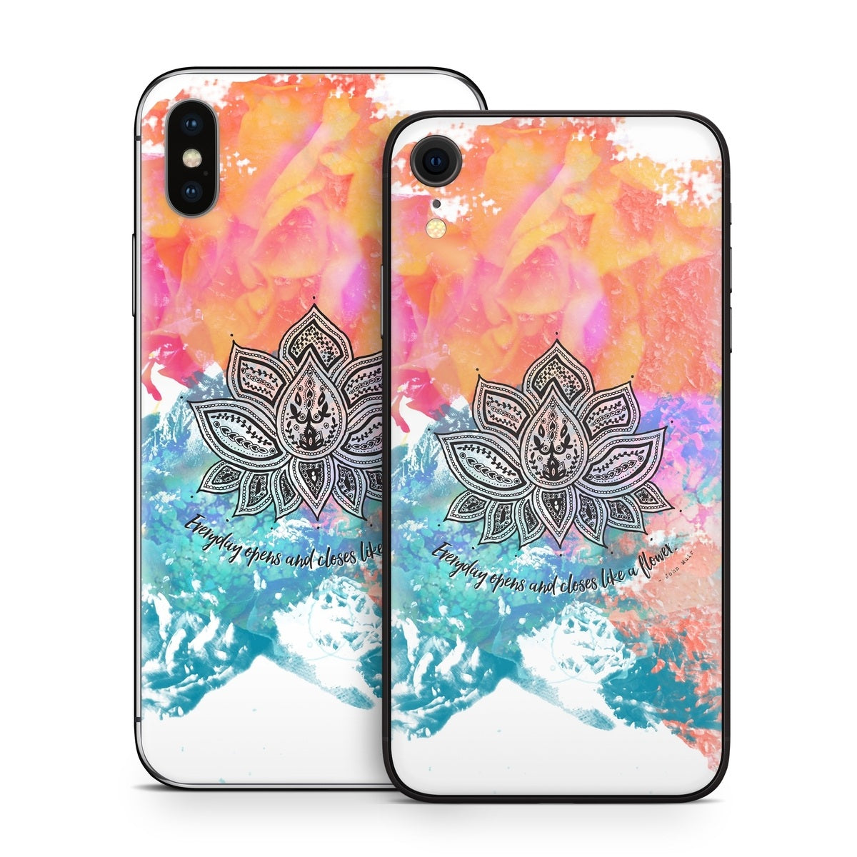 Happy Lotus - Apple iPhone X Skin