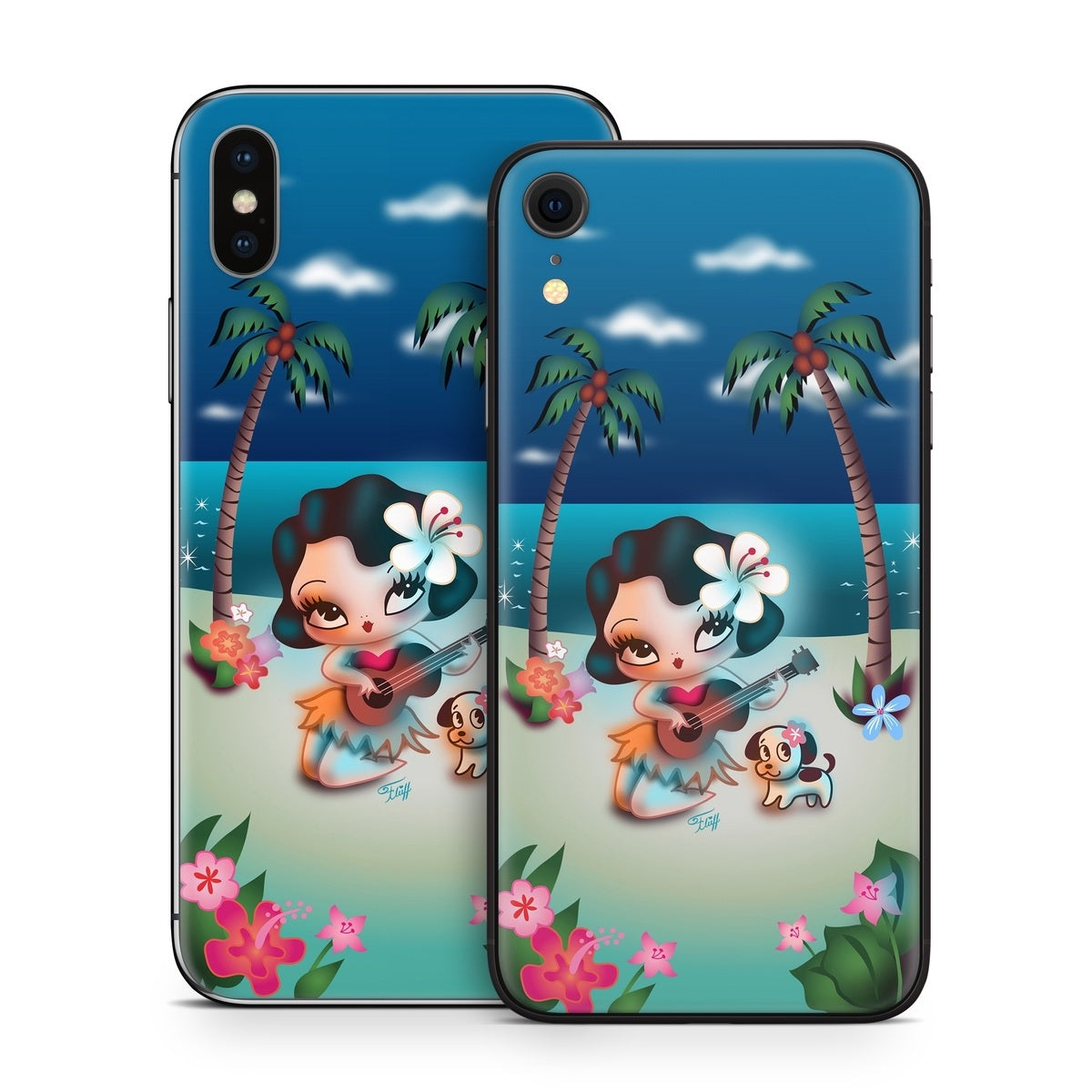 Hula Night - Apple iPhone X Skin