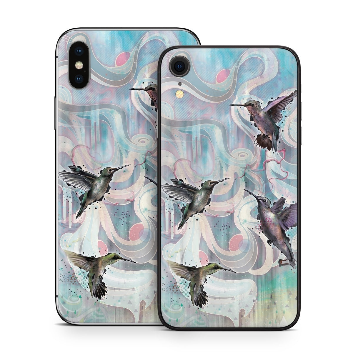 Hummingbirds - Apple iPhone X Skin