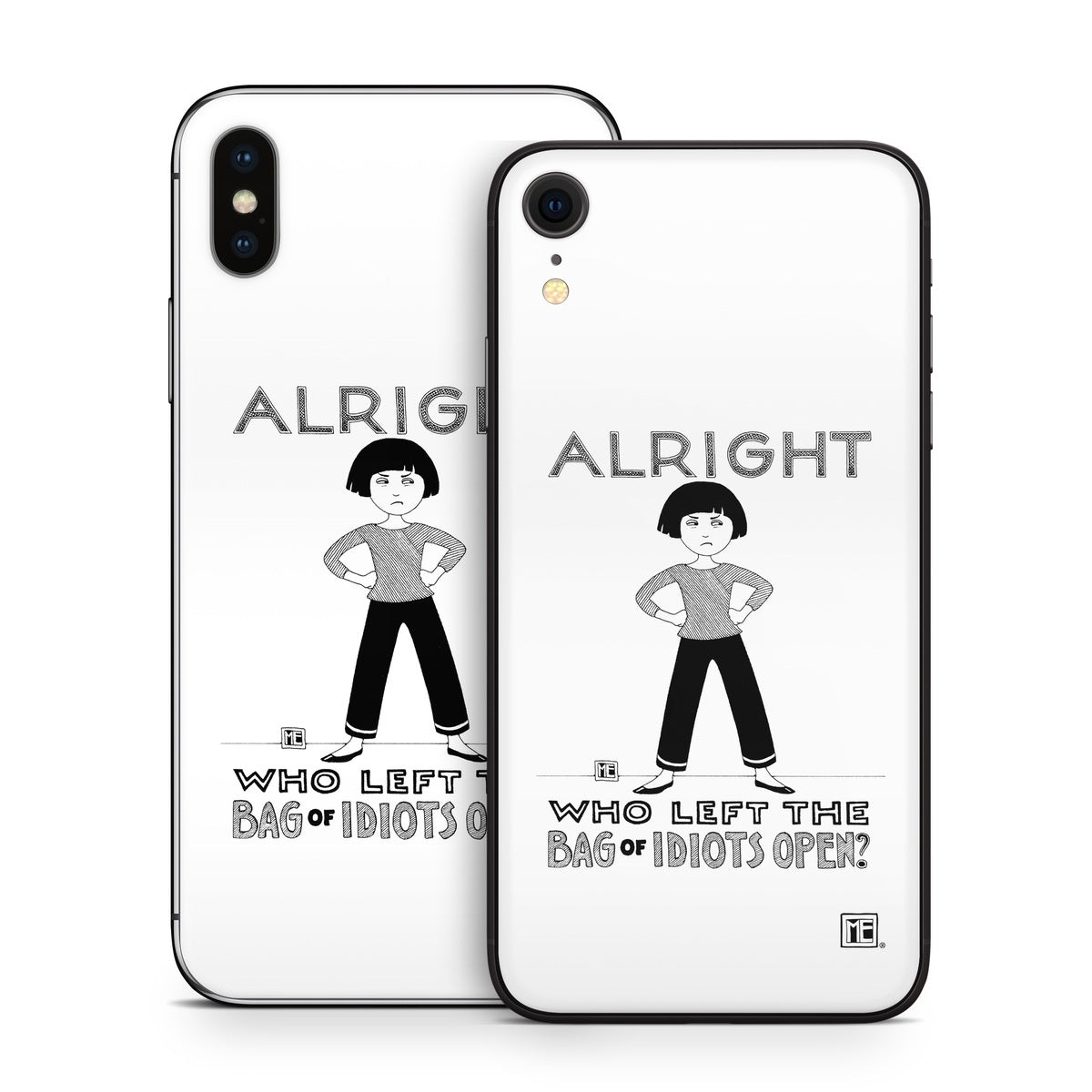 Bag of Idiots - Apple iPhone X Skin