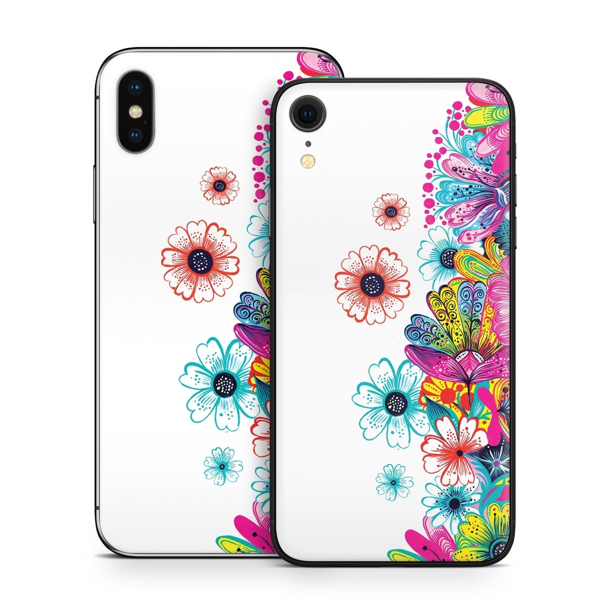 Intense Flowers - Apple iPhone X Skin