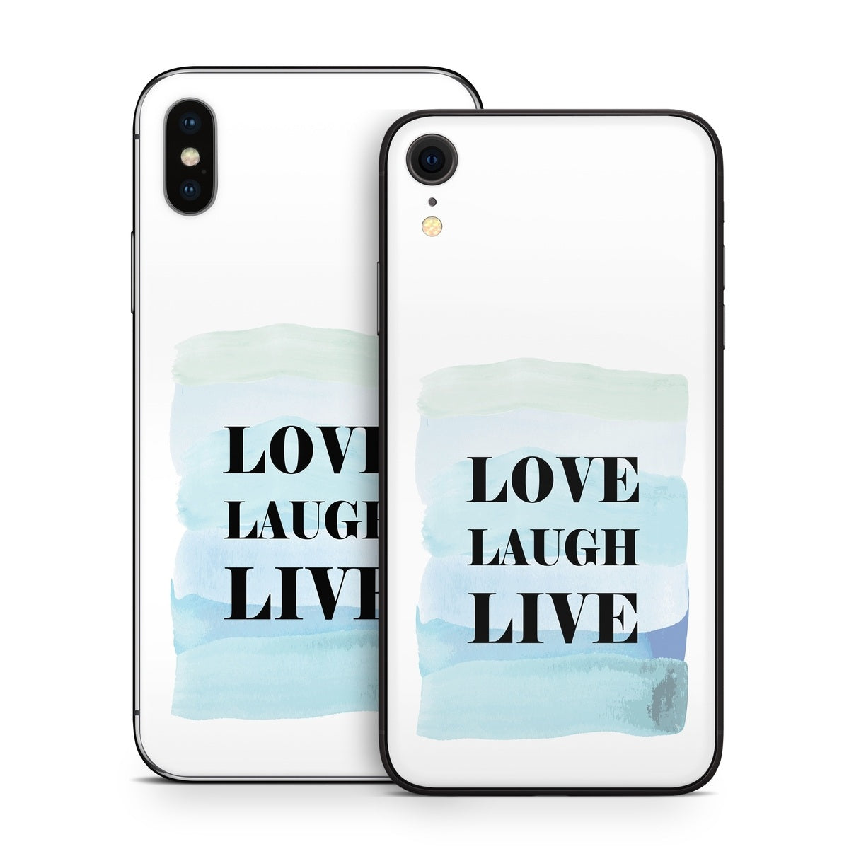 Love Laugh Live - Apple iPhone X Skin