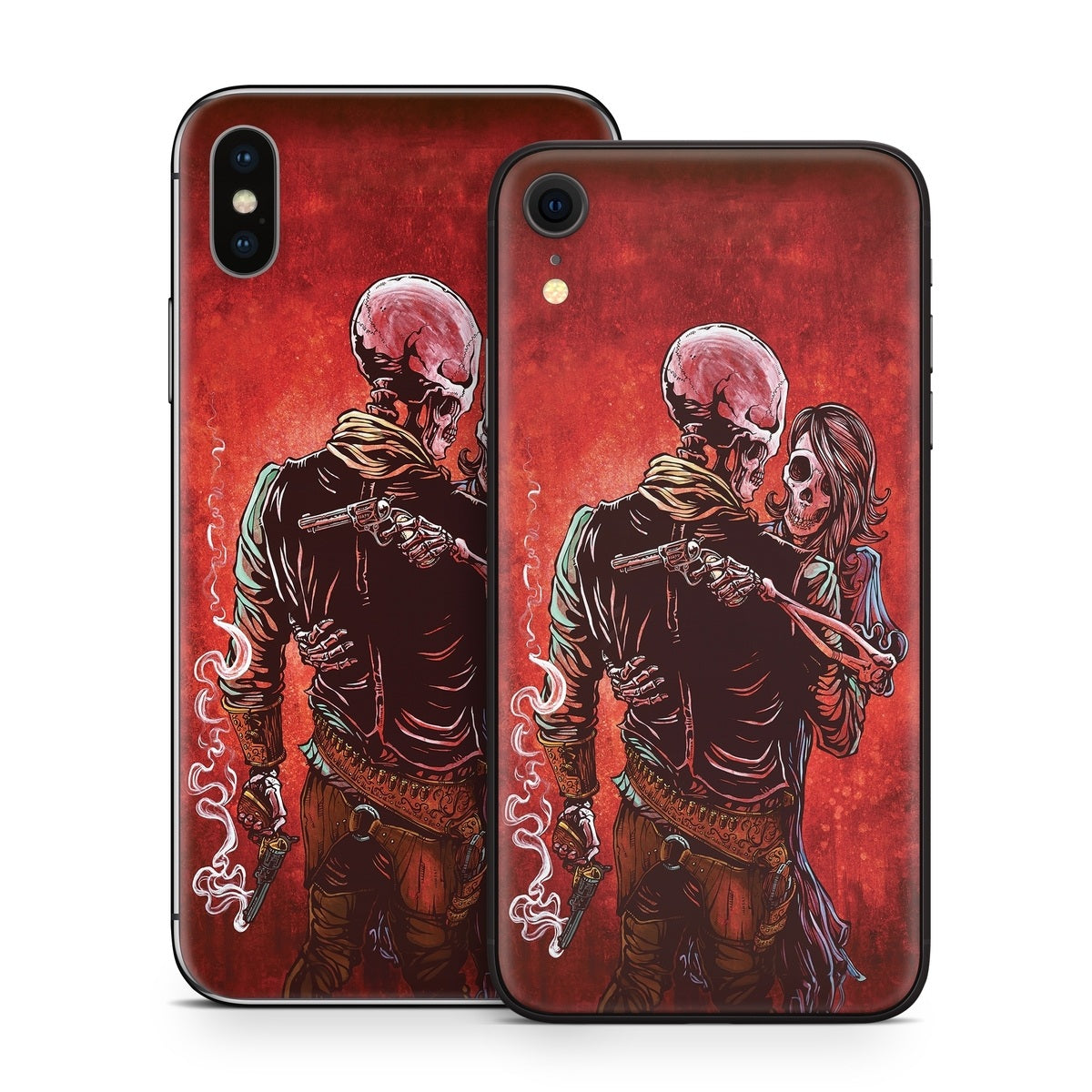 Love, Trust, and a Revolver - Apple iPhone X Skin