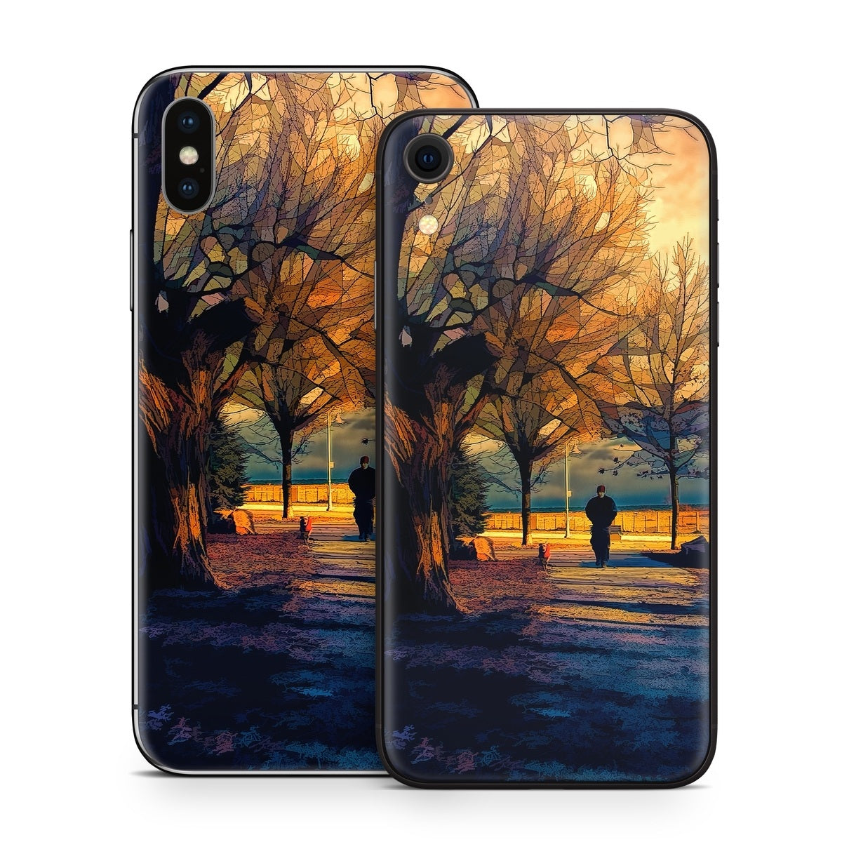 Man and Dog - Apple iPhone X Skin