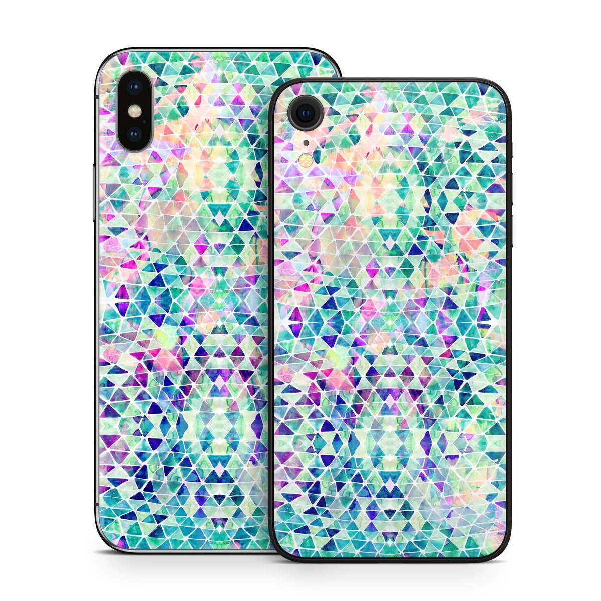 Pastel Triangle - Apple iPhone X Skin