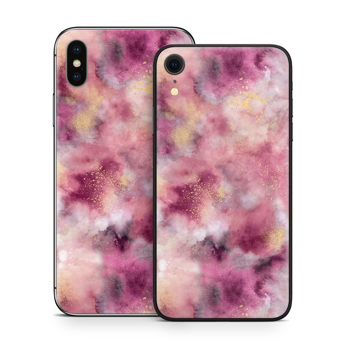 Smoky Marble Watercolor - Apple iPhone X Skin