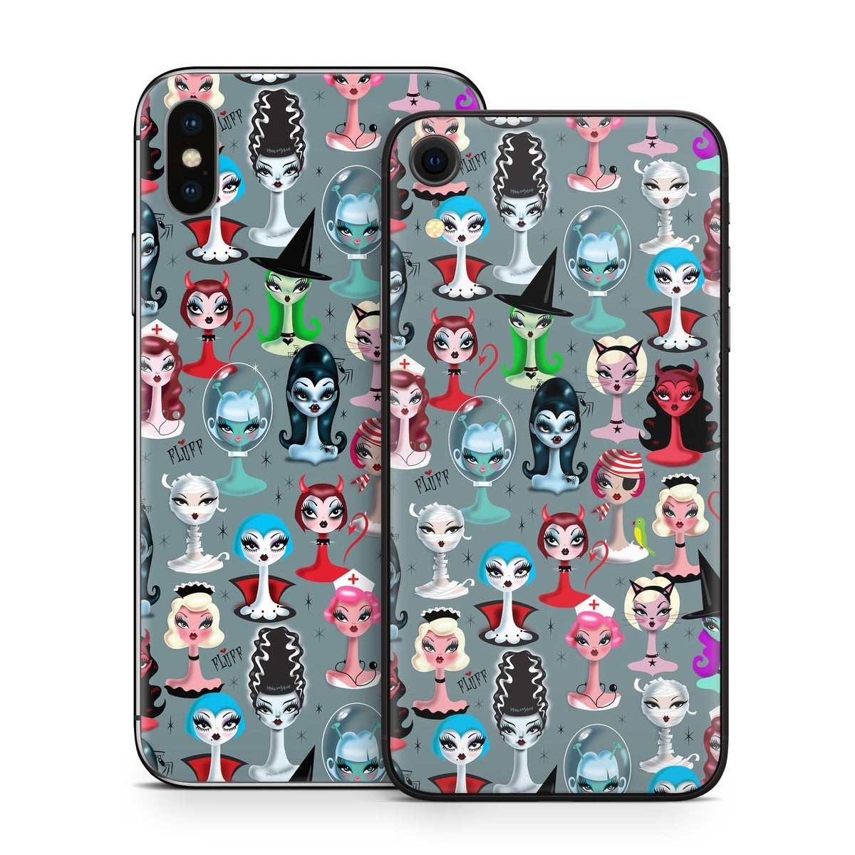 Spooky Dolls - Apple iPhone X Skin