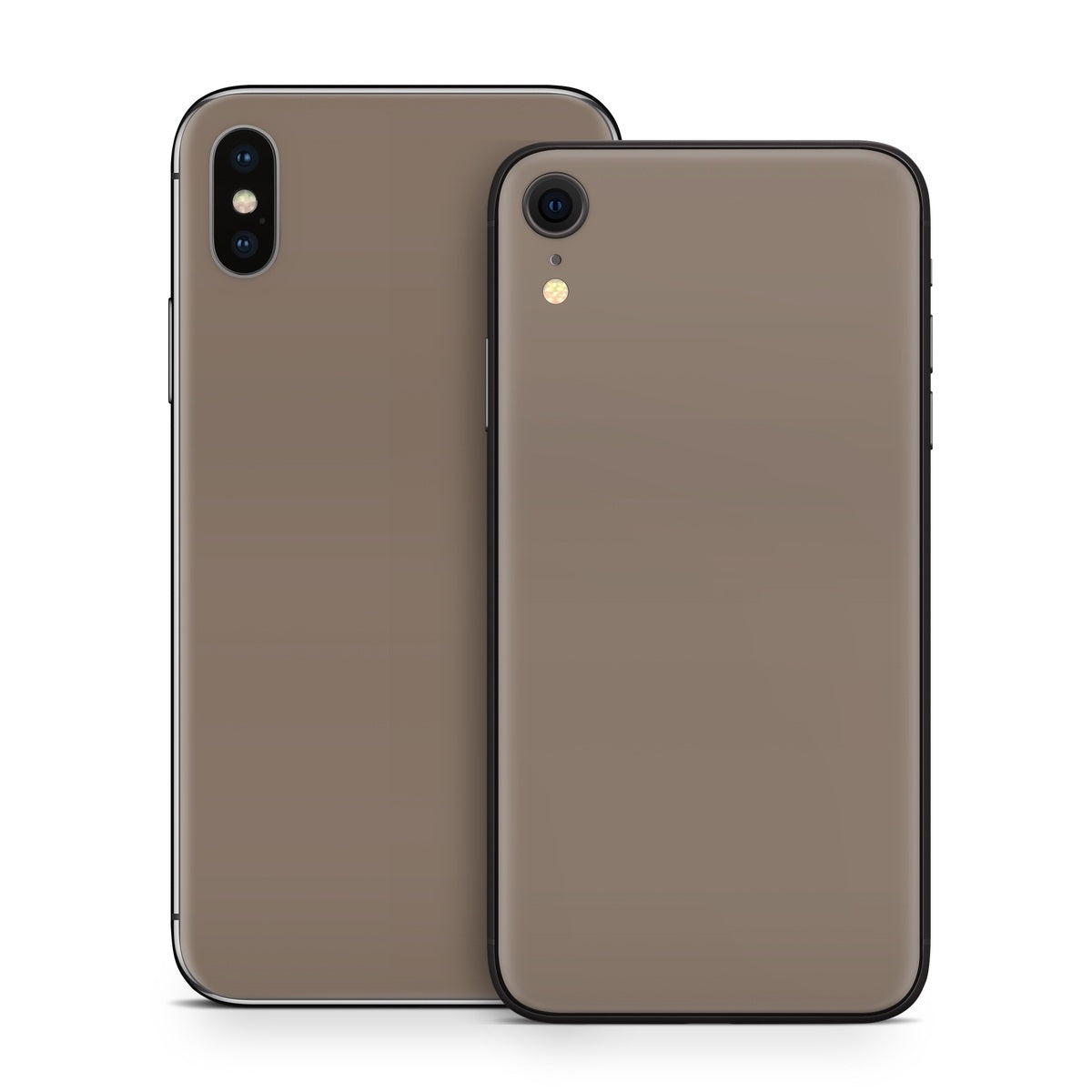 Solid State Flat Dark Earth - Apple iPhone X Skin