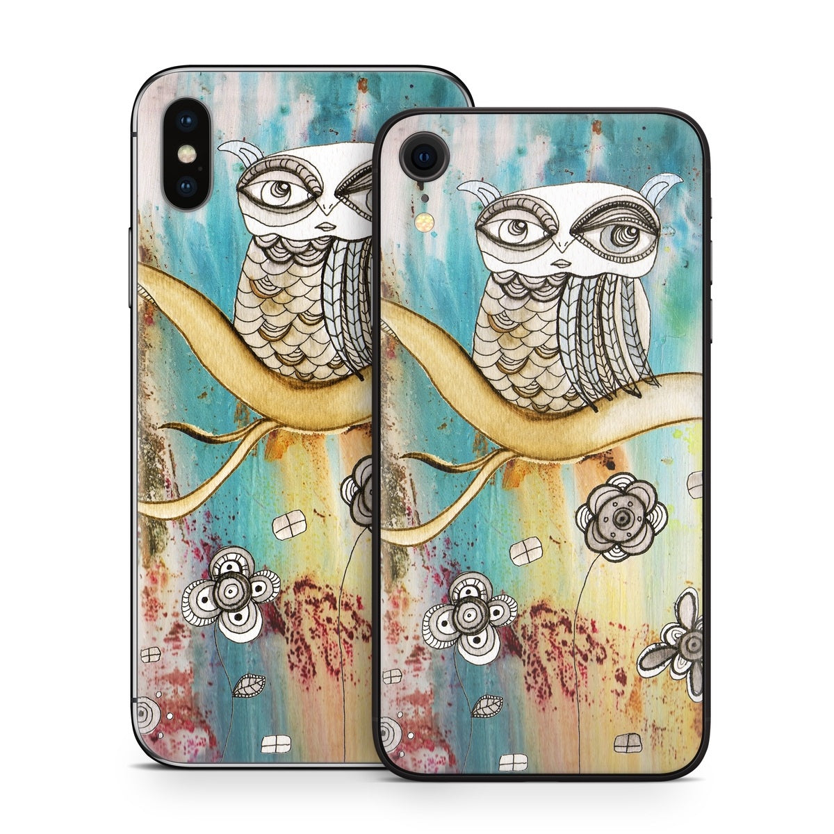 Surreal Owl - Apple iPhone X Skin