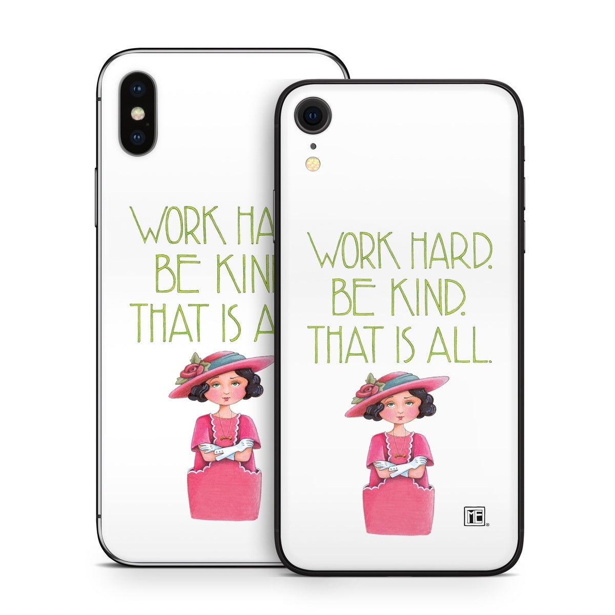 Work Hard - Apple iPhone X Skin