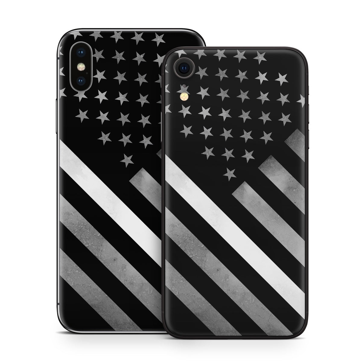 Thin White Line Hero - Apple iPhone X Skin