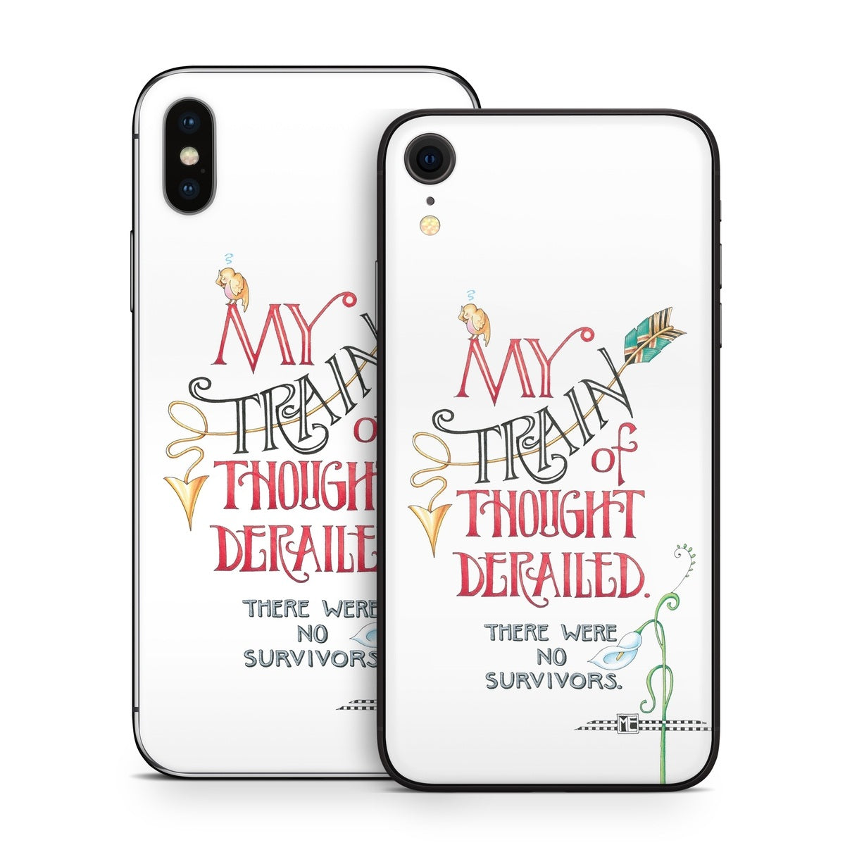 Train Derailed - Apple iPhone X Skin